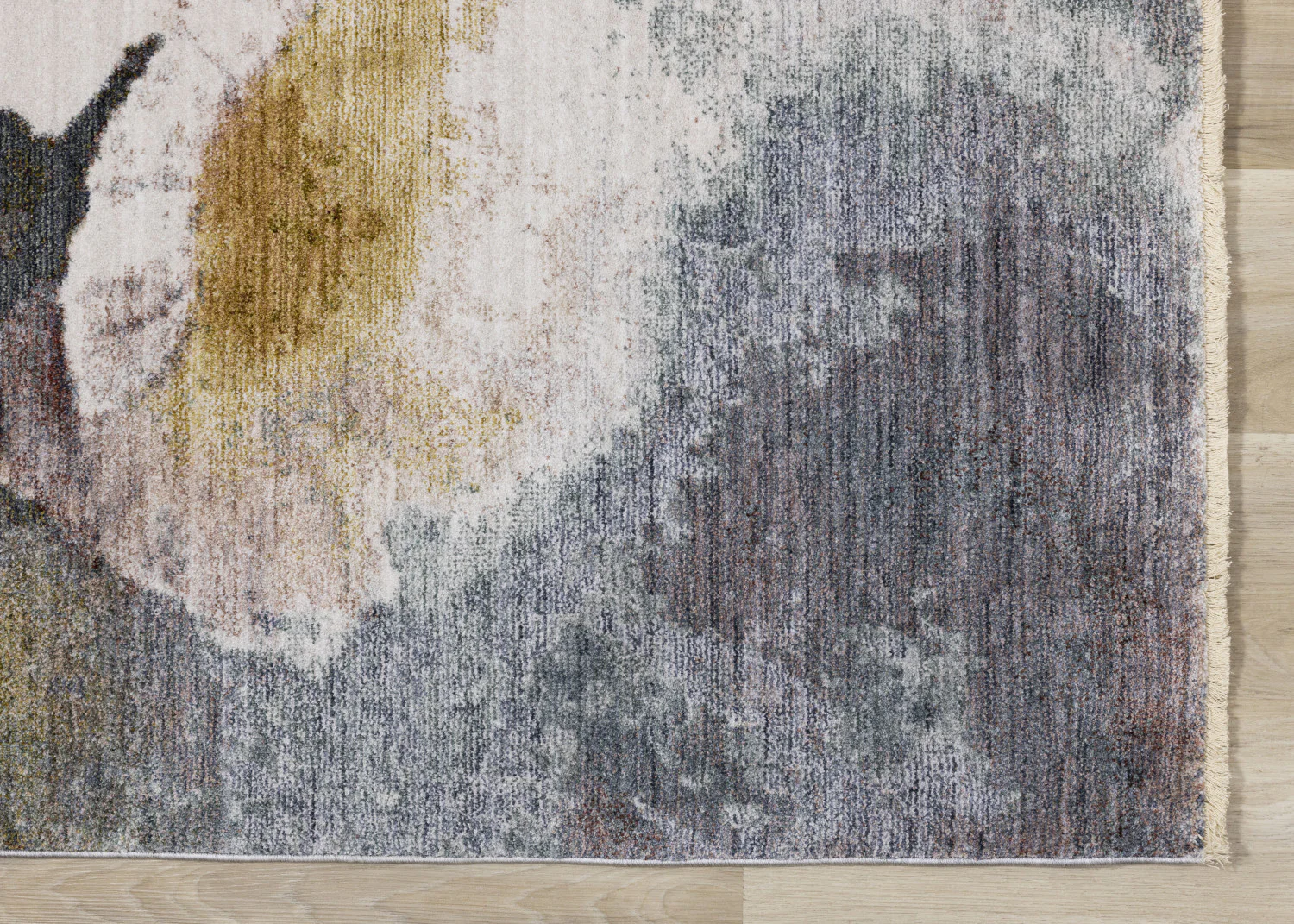 Macie Contemporary Floral Bloom Area Rug - 5' X 8' - Yellow/White/Green - Image 6