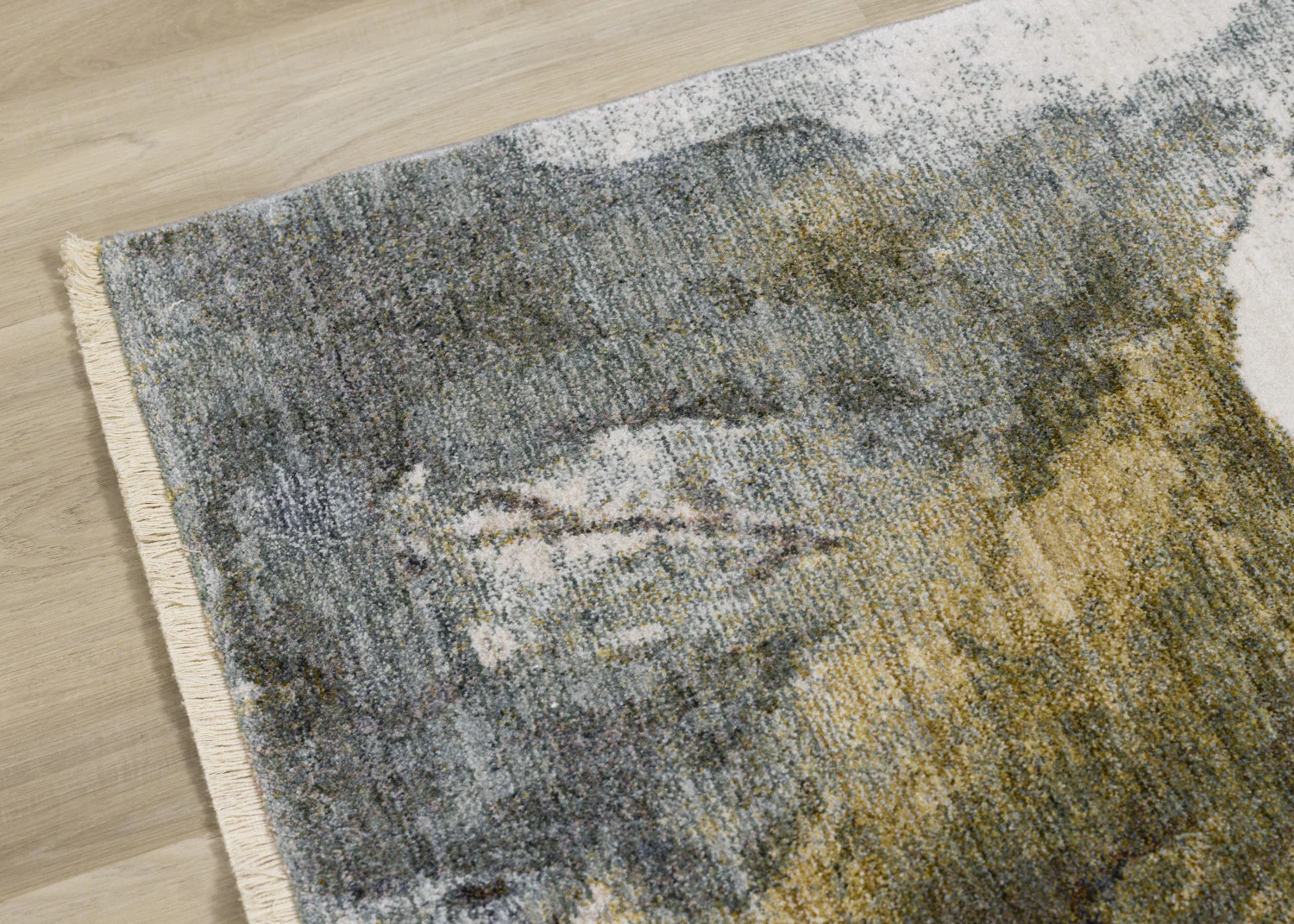 Macie Contemporary Floral Bloom Area Rug - 8' X 11' - Yellow/White/Green - Image 12