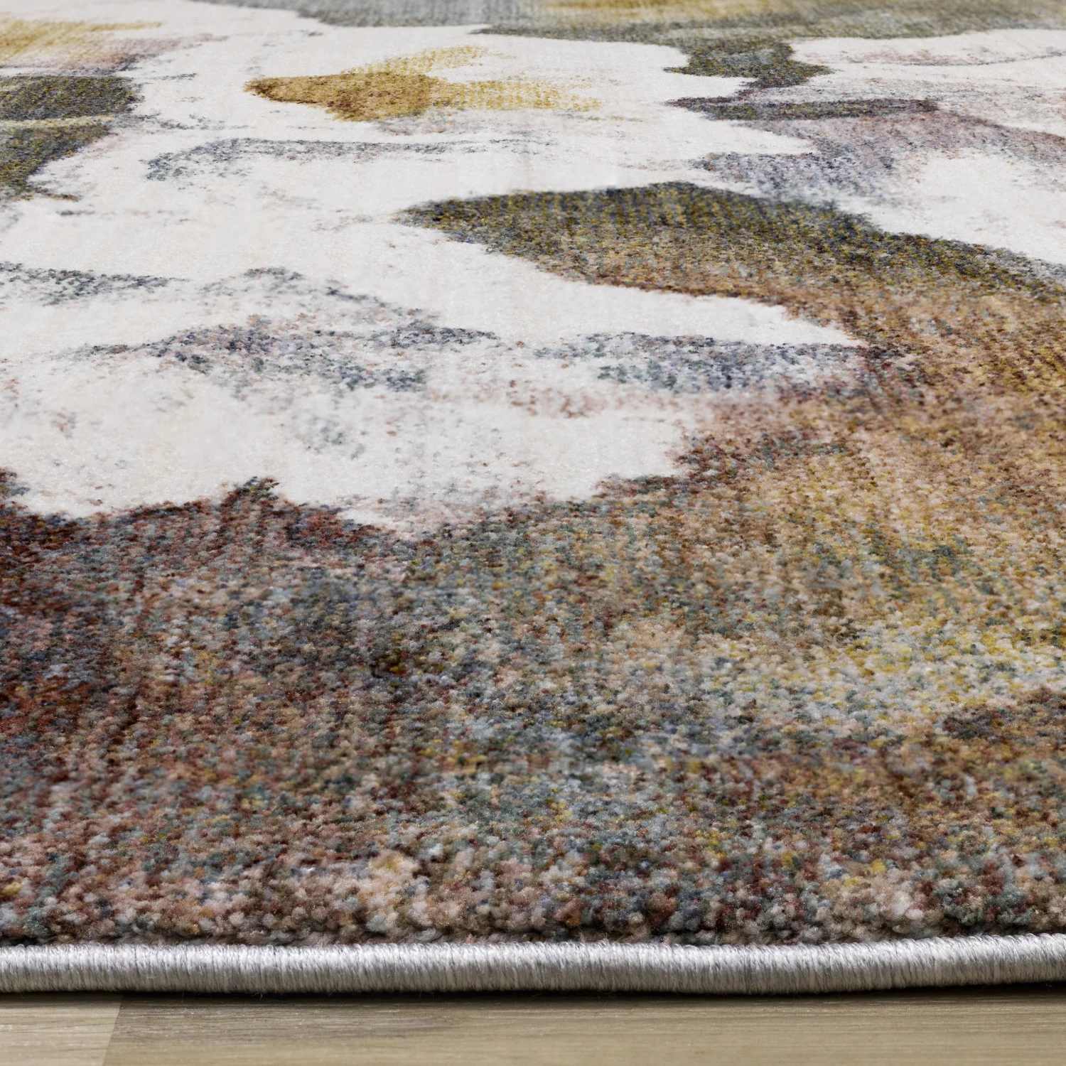 Macie Contemporary Floral Bloom Area Rug - 8' X 11' - Yellow/White/Green - Image 5