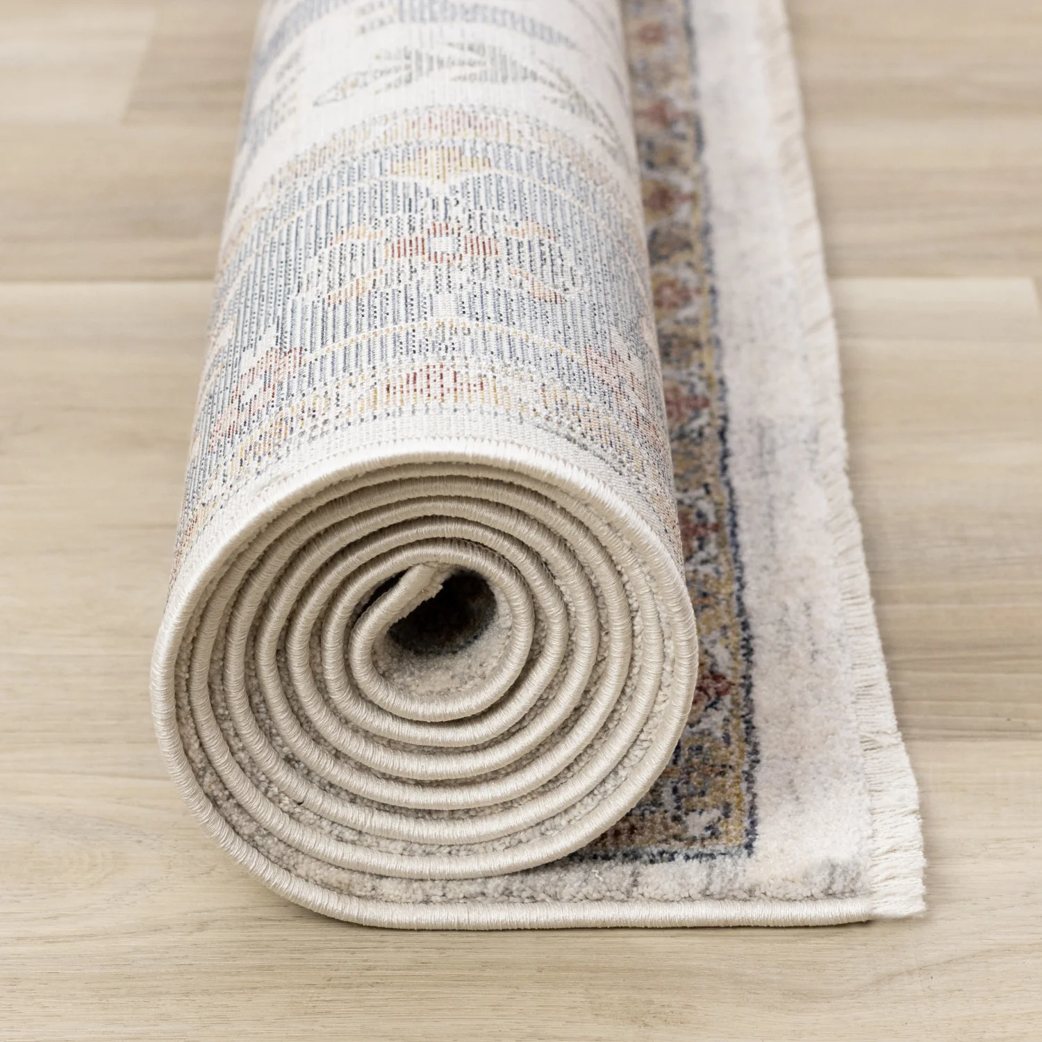 Macie Traditional Border Area Rug - 5' X 8' - Cream/Blue - Image 13