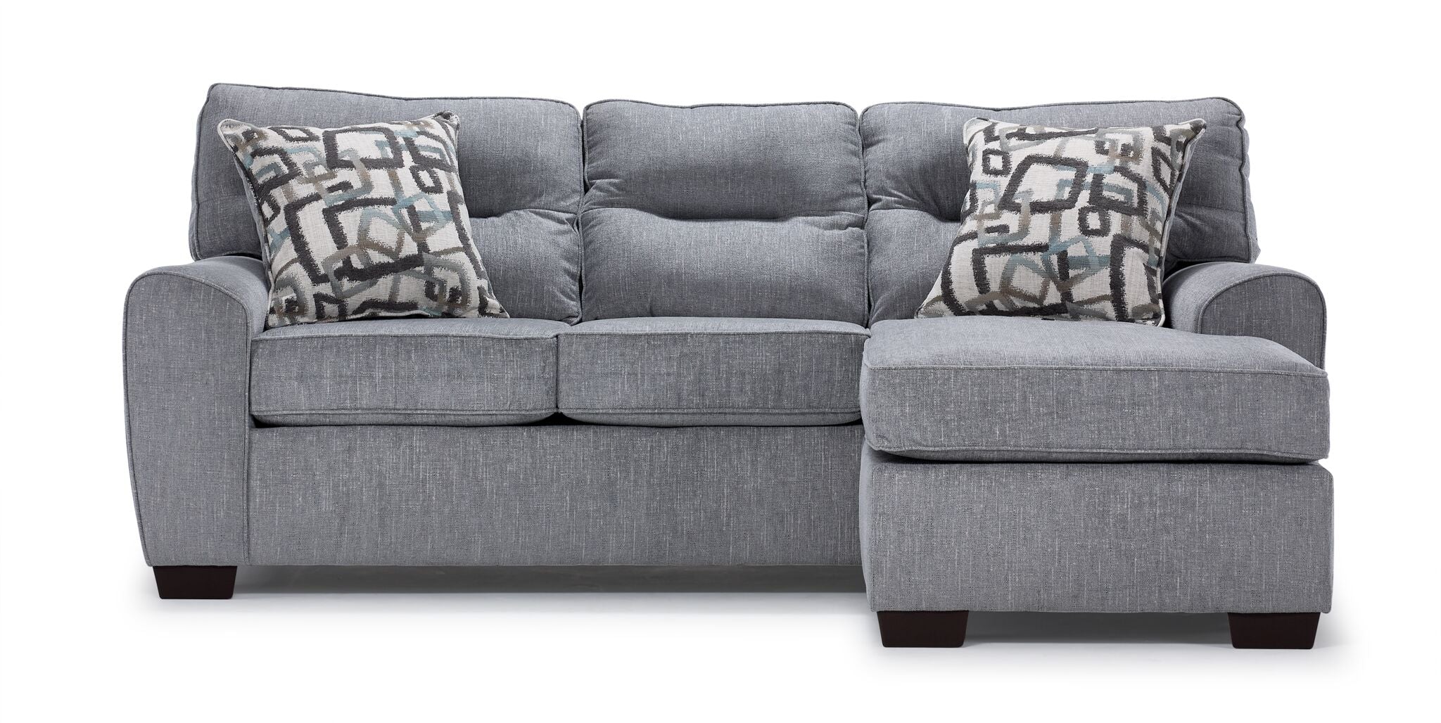 Mackay Reversible Chaise Sofa - Grey - Image 2