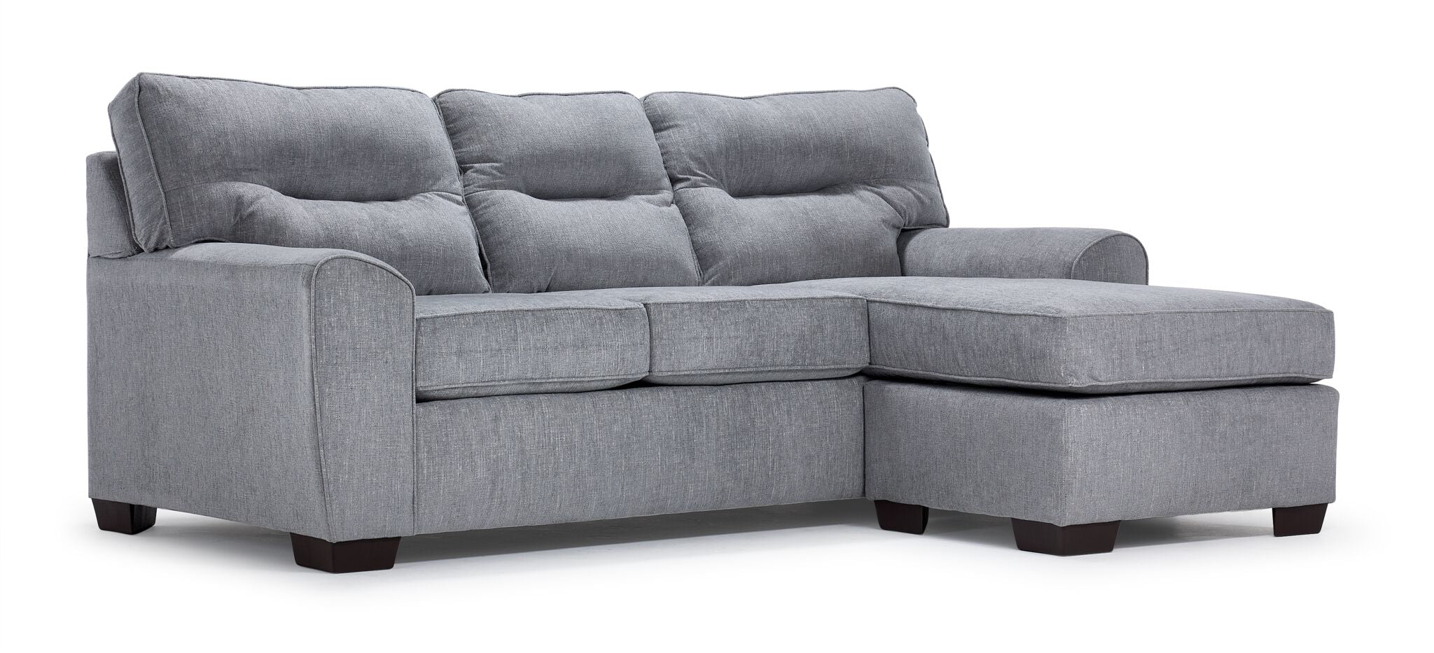 Mackay Reversible Chaise Sofa - Grey - Image 3