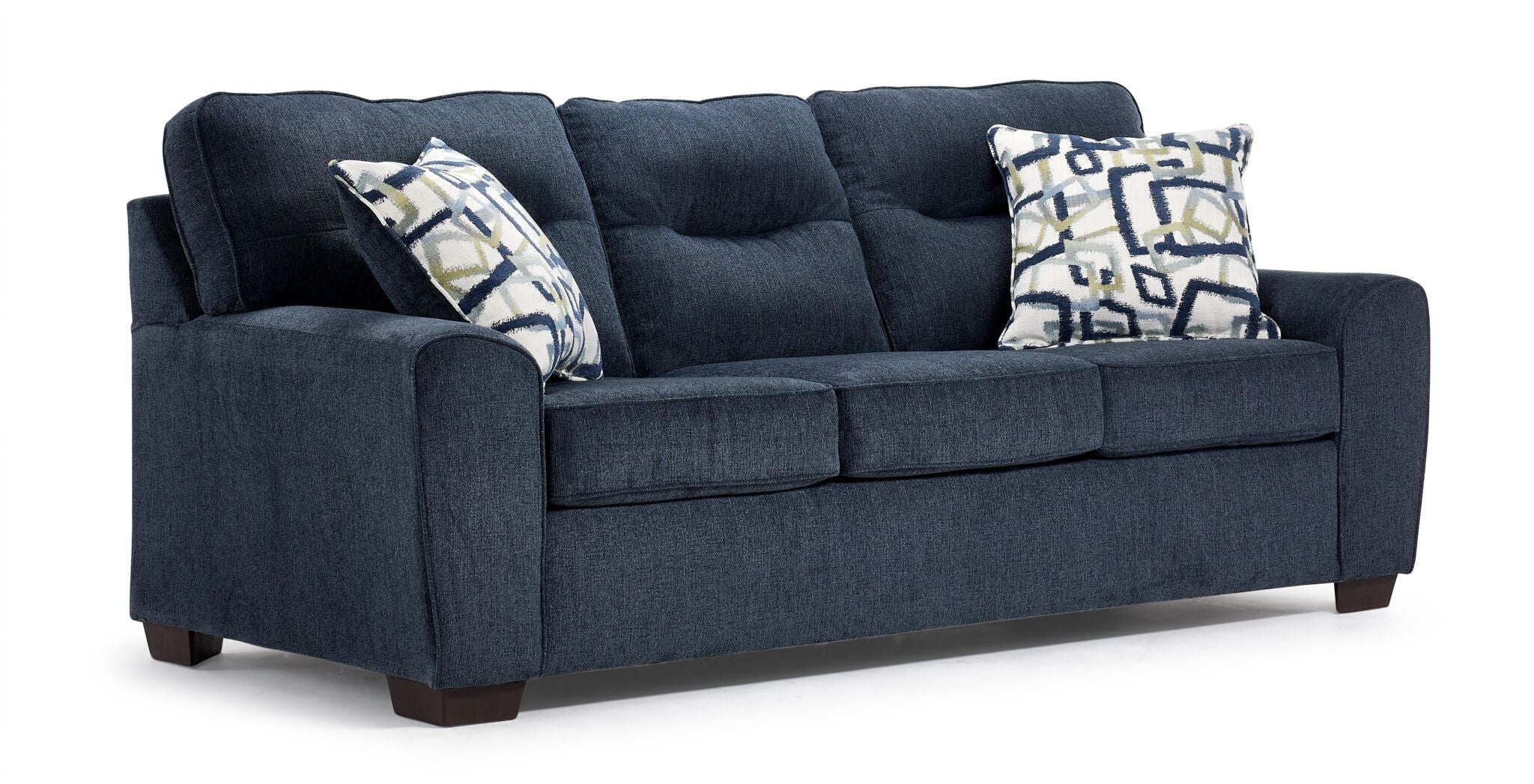 Mackay Sofa, Loveseat and Chair Set - Blue - Image 2