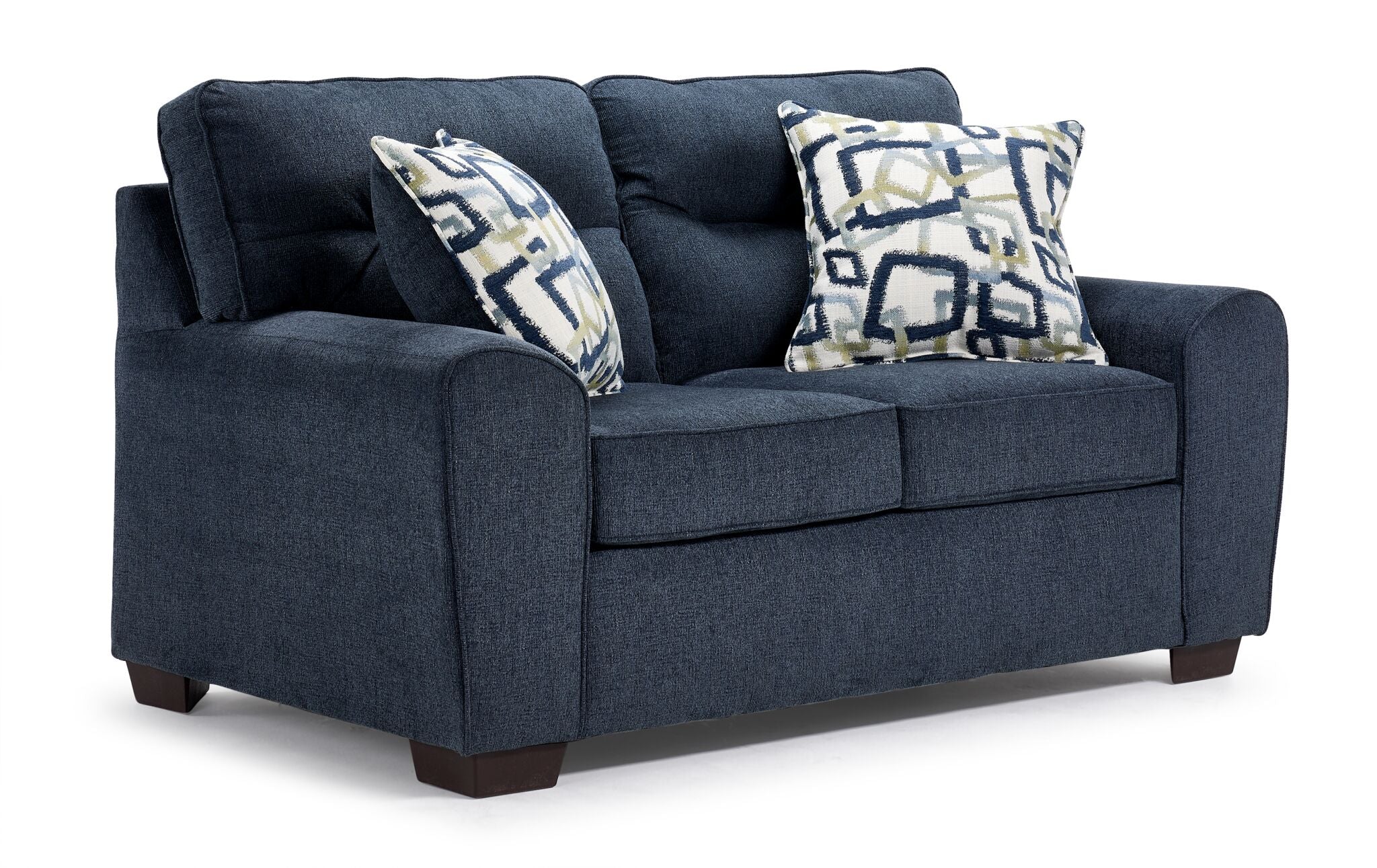 Mackay Sofa, Loveseat and Chair Set - Blue - Image 3