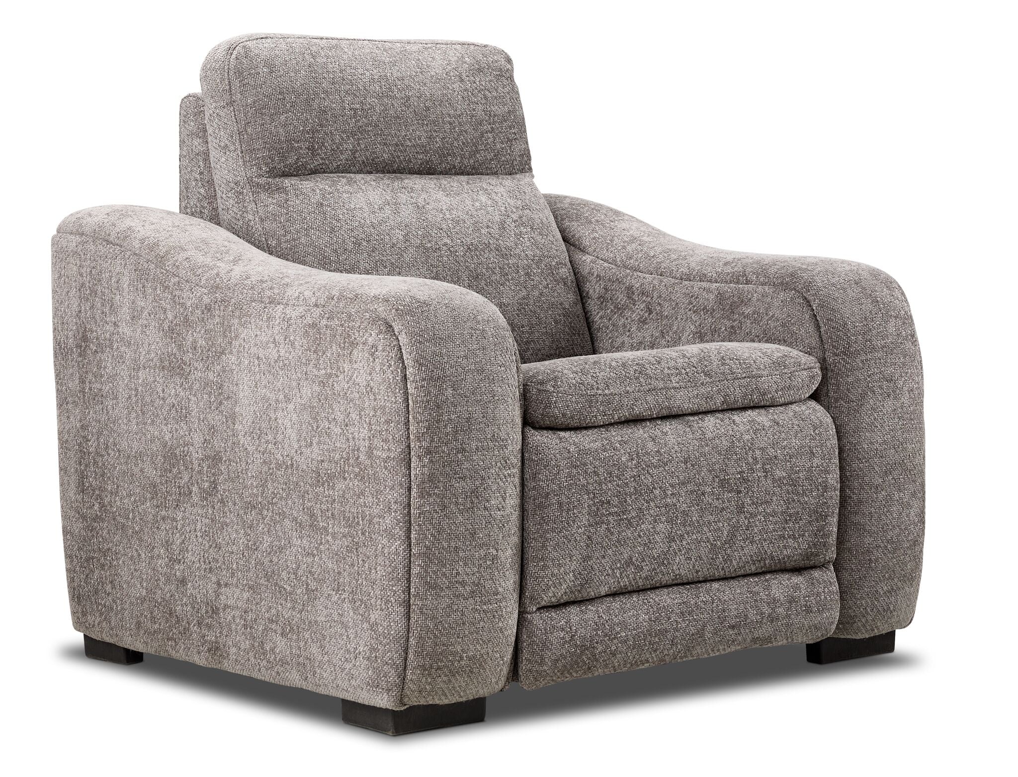 Madison Dual Power Recliner - Brown