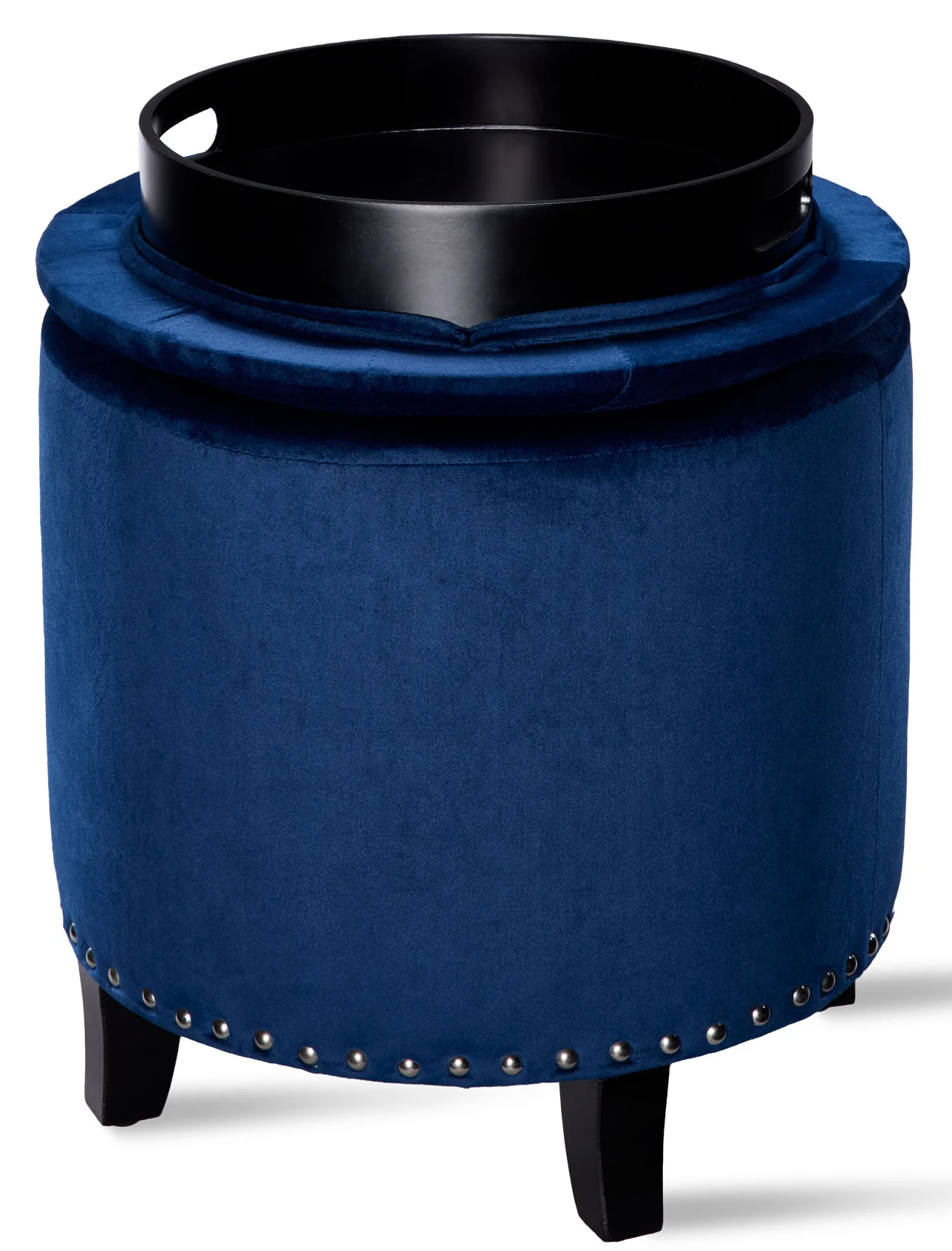 Madison Ottoman - Blue - Image 3