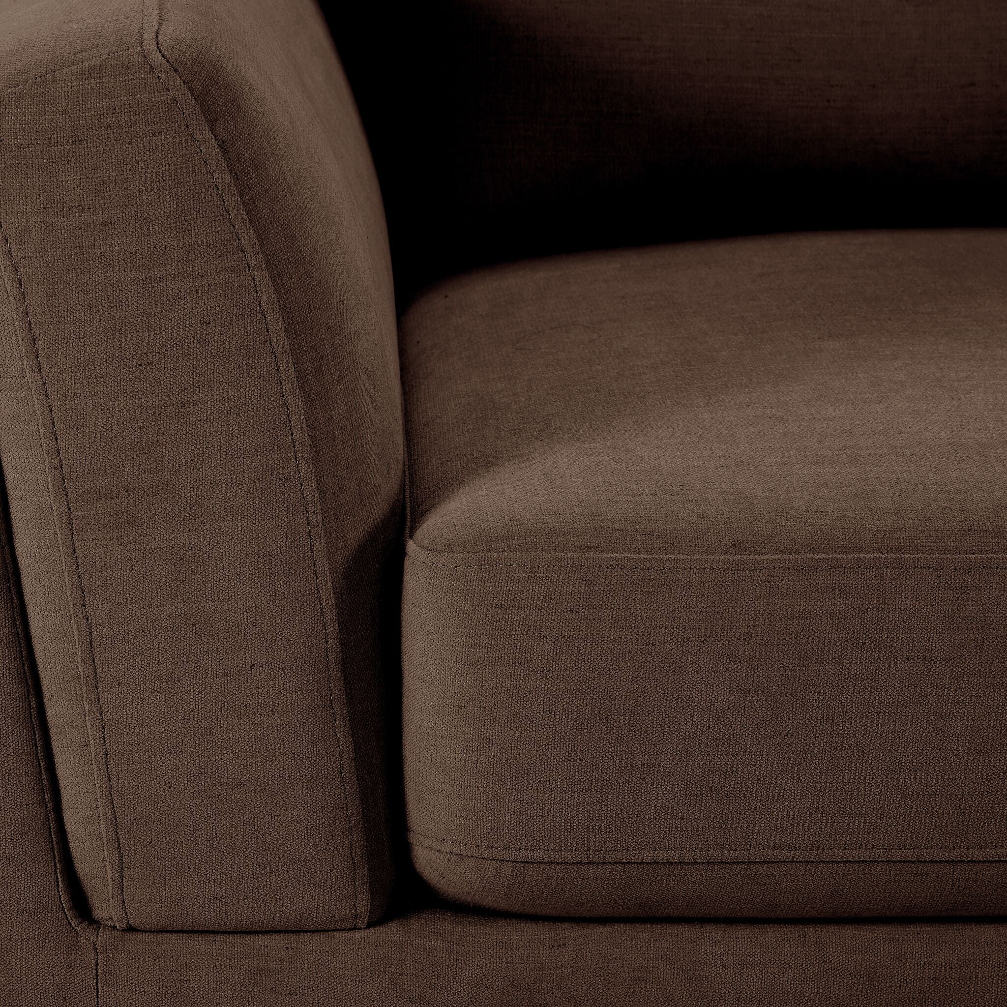 Madrid Loveseat - Dark Brown - Image 3