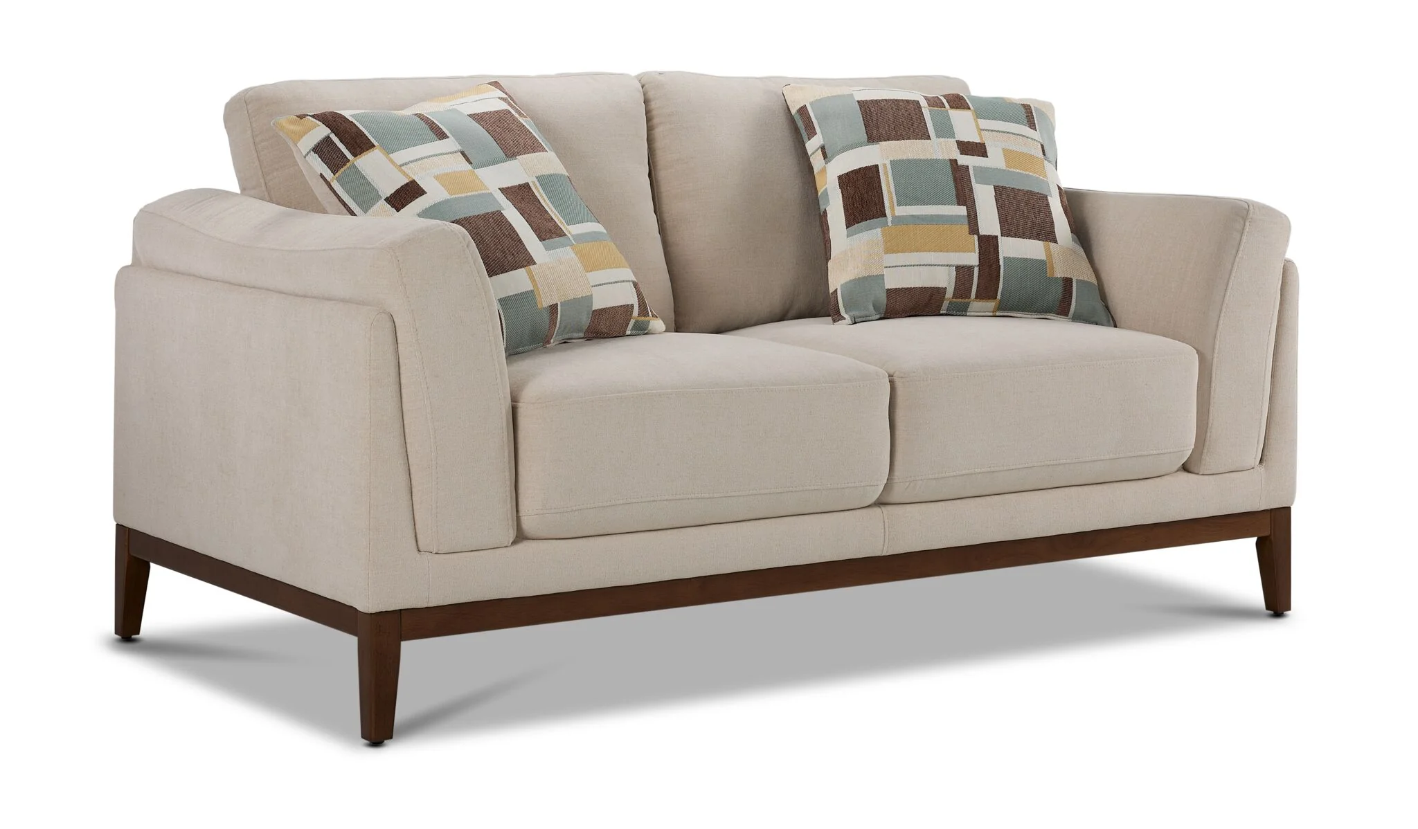 Madrid Sofa and Loveseat Set - Beige - Image 3