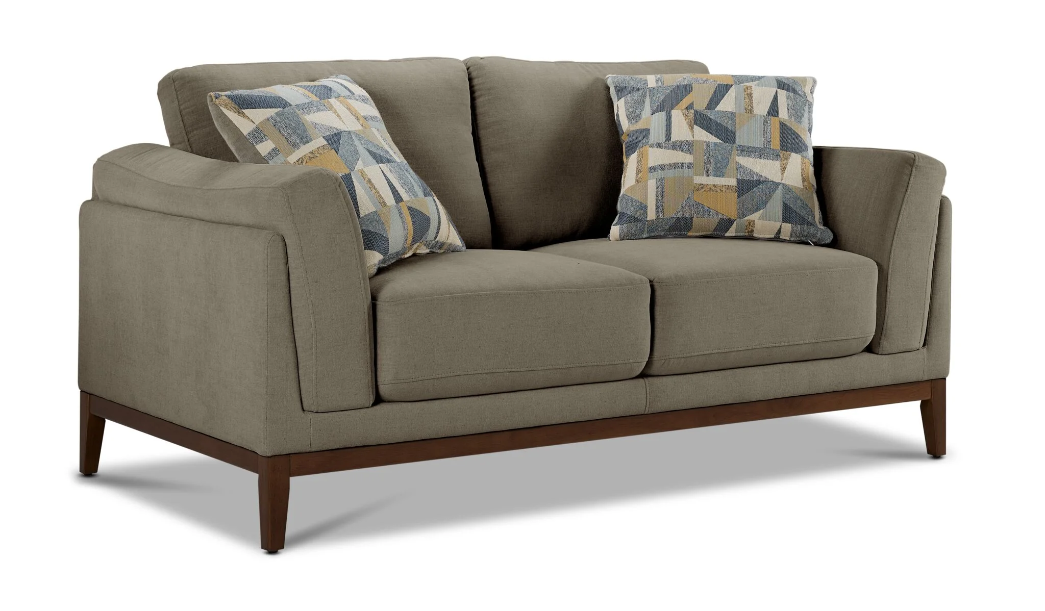 Madrid Sofa and Loveseat Set - Green - Image 3
