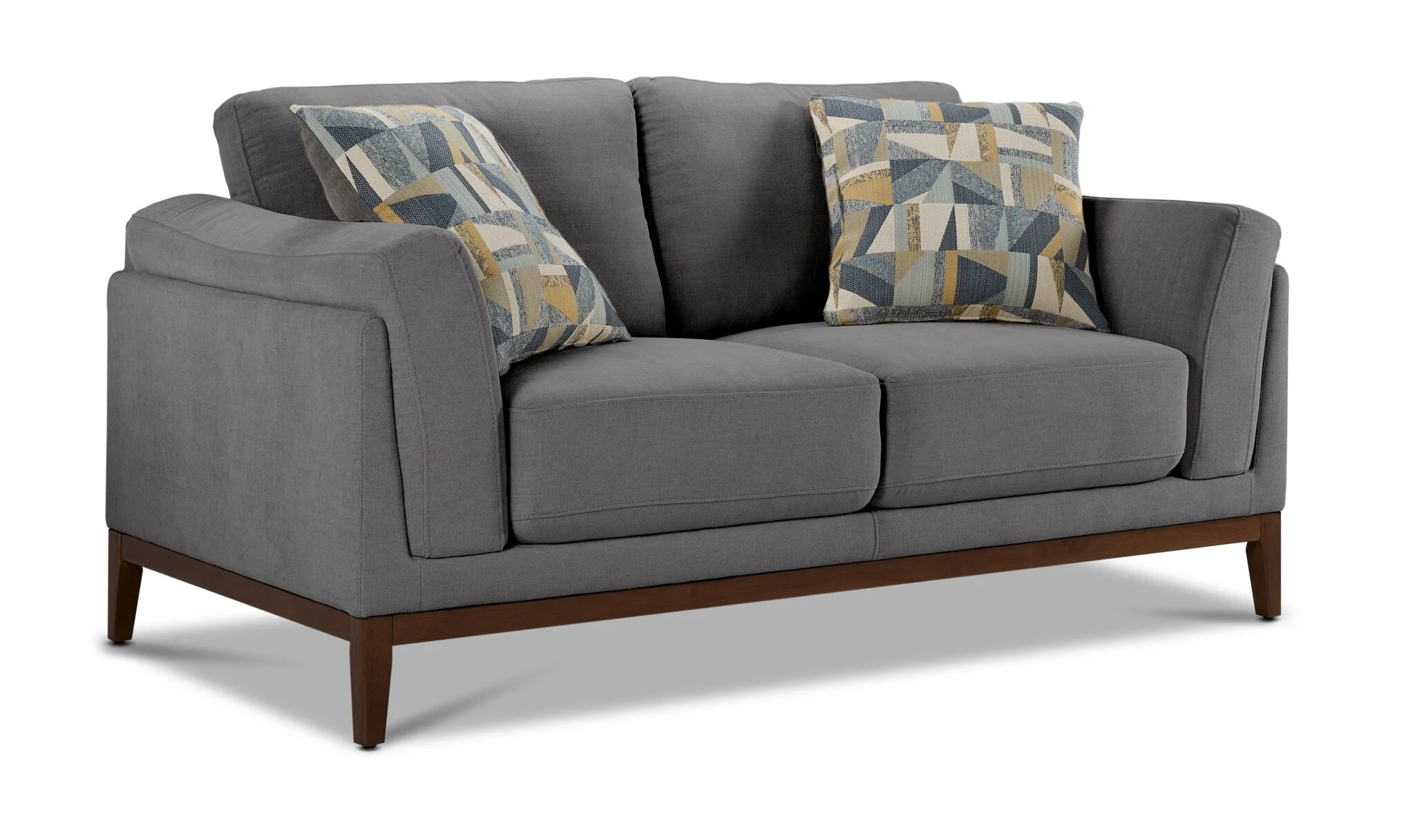 Madrid Sofa, Loveseat and Chair Set - Grey - Image 3