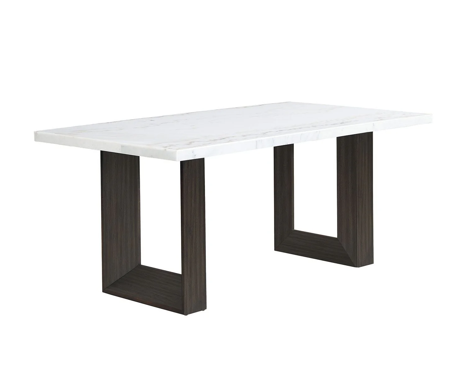 Maeve 7-Piece Dining Set - Grey, Espresso - Image 3