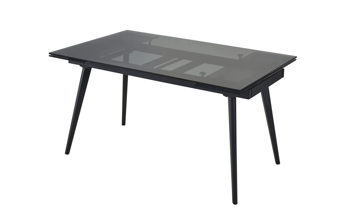 Makena Extendable Dining Table - Black - Image 3