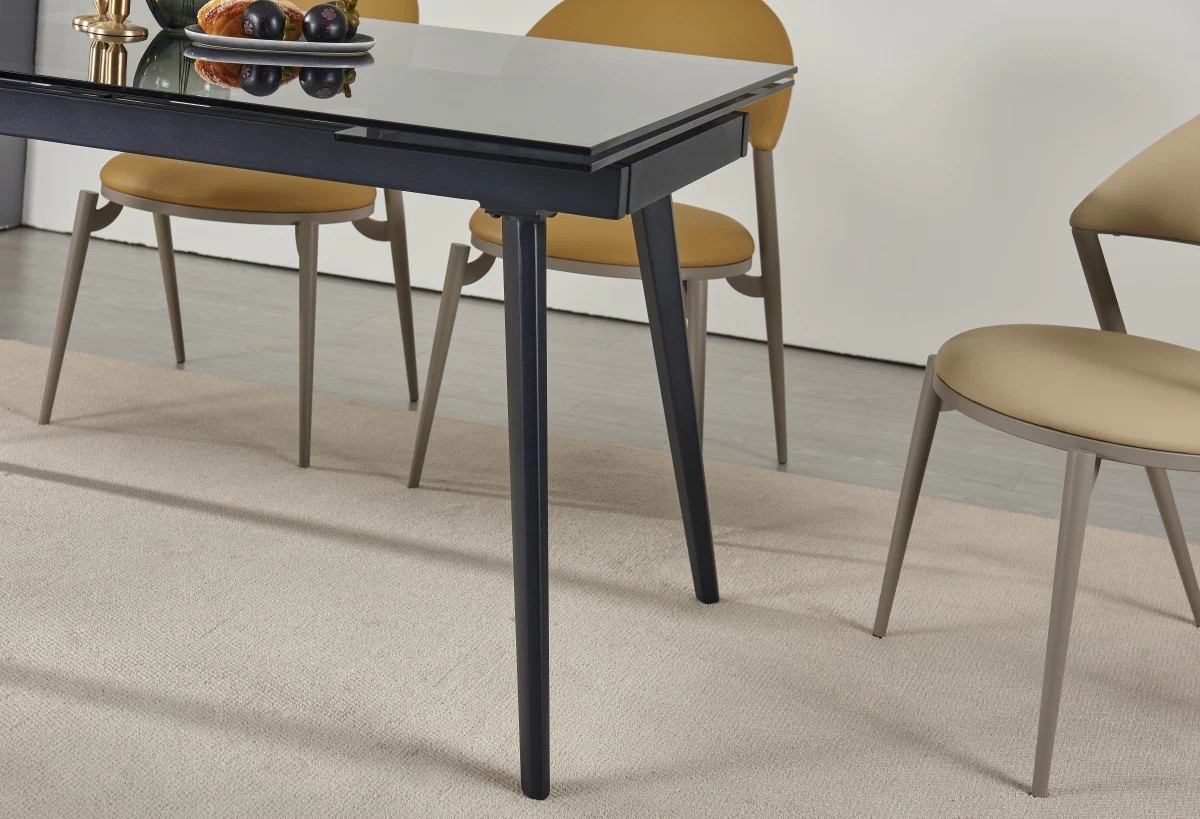 Makena Extendable Dining Table - Black - Image 8