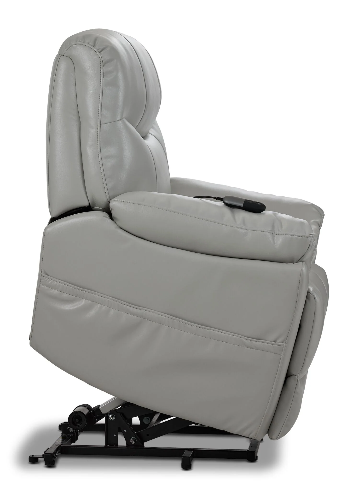 Maldives Power Lift Recliner - Silver - Image 6