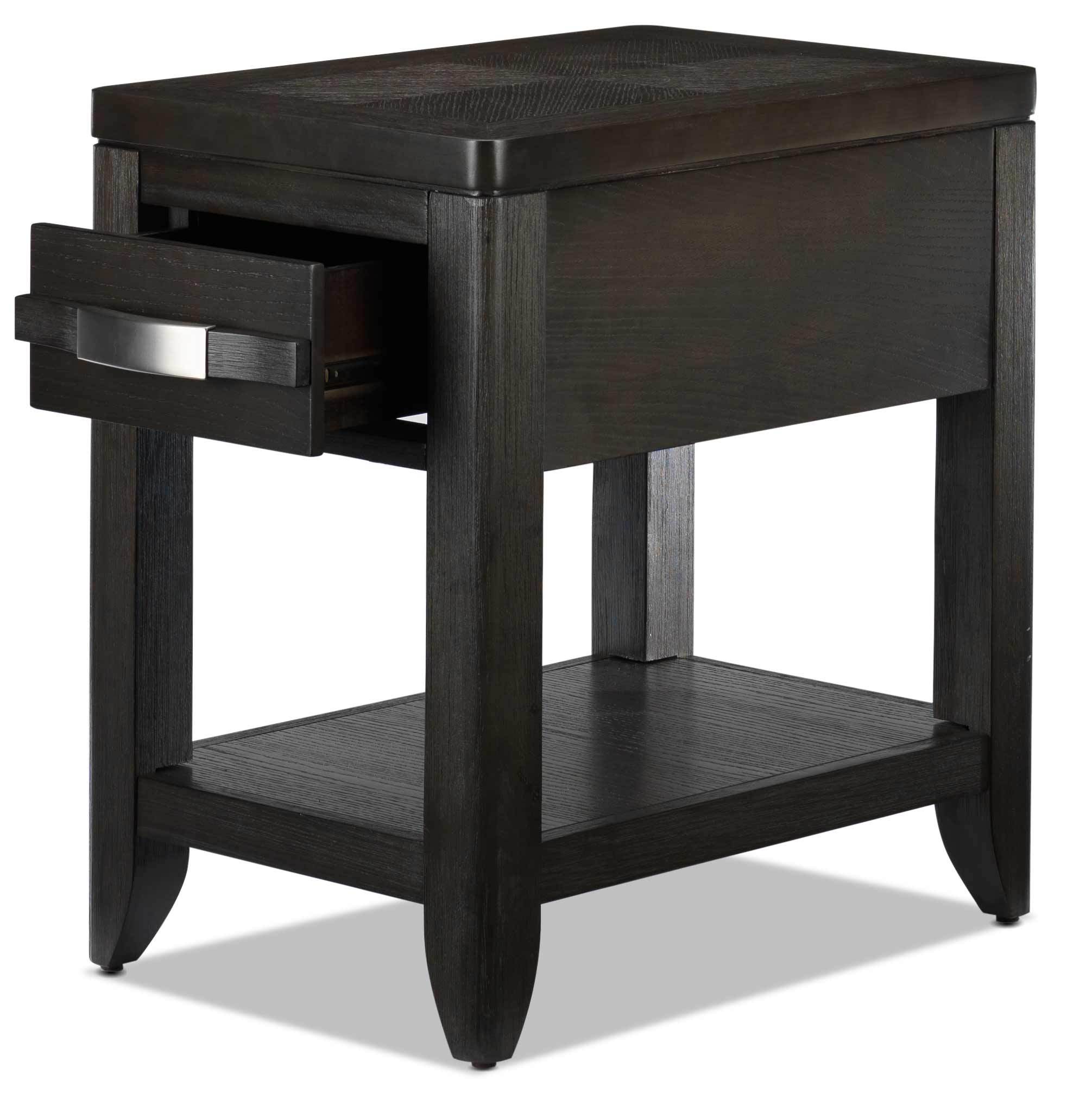 Manila 24" Chairside Table - Brown - Image 3