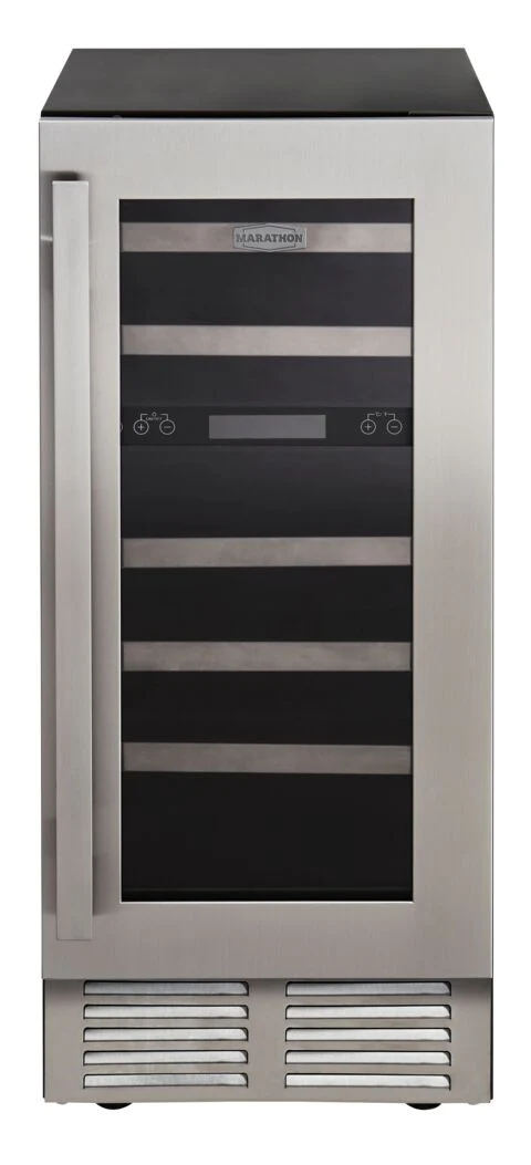 Marathon 15" Stainless Steel Dual Zone Undercounter Wine Cooler (3.2 cu. ft.) - MWC28-DSS - Image 2