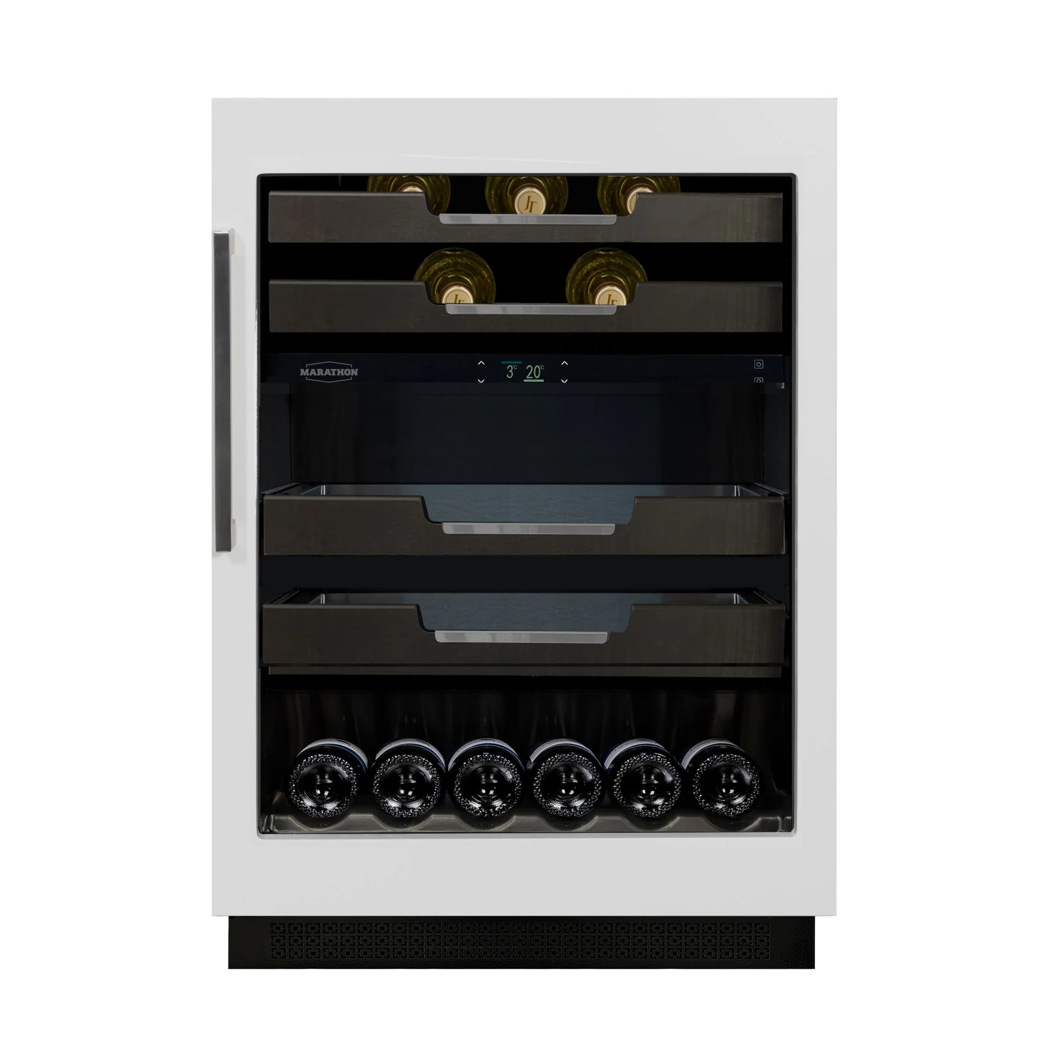 Marathon 24" Dual-Zone Panel-Ready Wine & Beverage Cooler – M4-D250PANR - Image 2