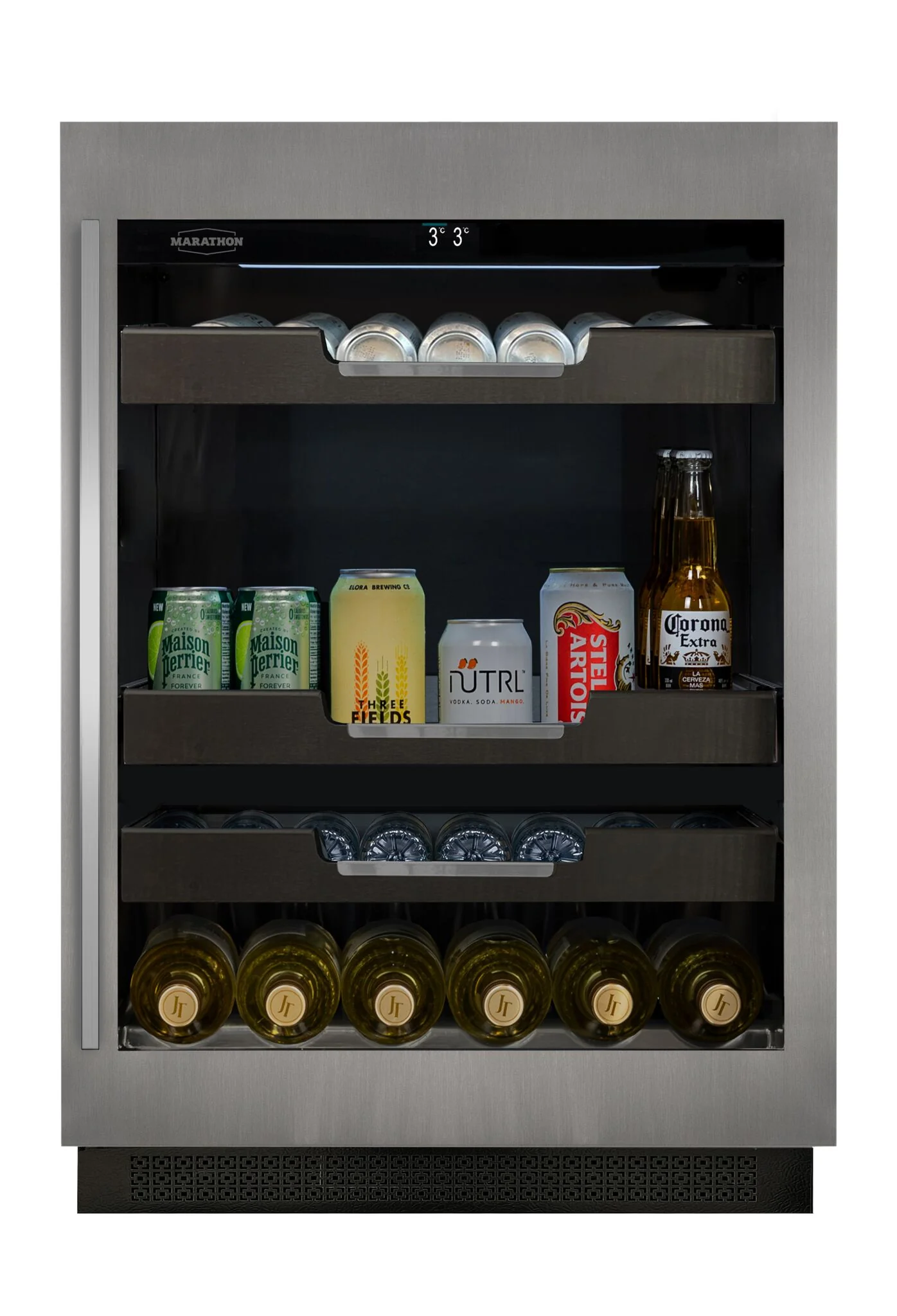 Marathon 24" Single-Zone Stainless Steel Beverage Cooler - M4-100SS - Image 2