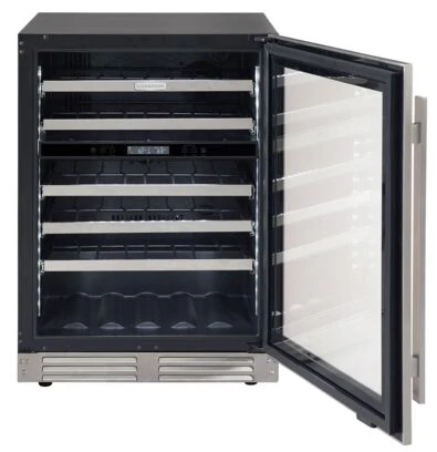 Marathon 24" Stainless Steel Dual Zone Undercounter Wine Cellar (5.4 cu. ft.) - MWC56-DSS - Image 4