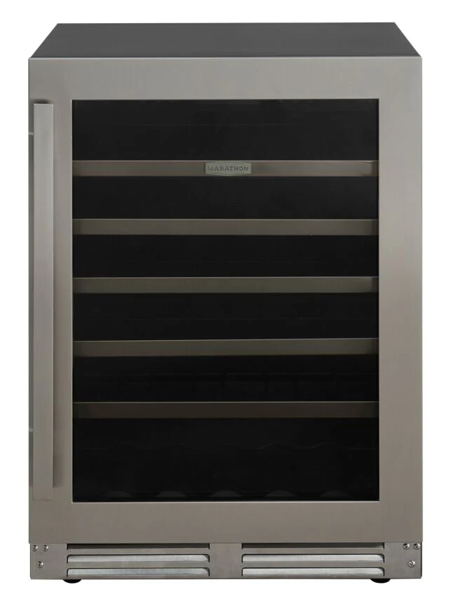 Marathon 24" Stainless Steel Single Zone Undercounter Convertible Wine/Beverage Cooler (5.4 cu.ft) - MBWC56-SS - Image 2