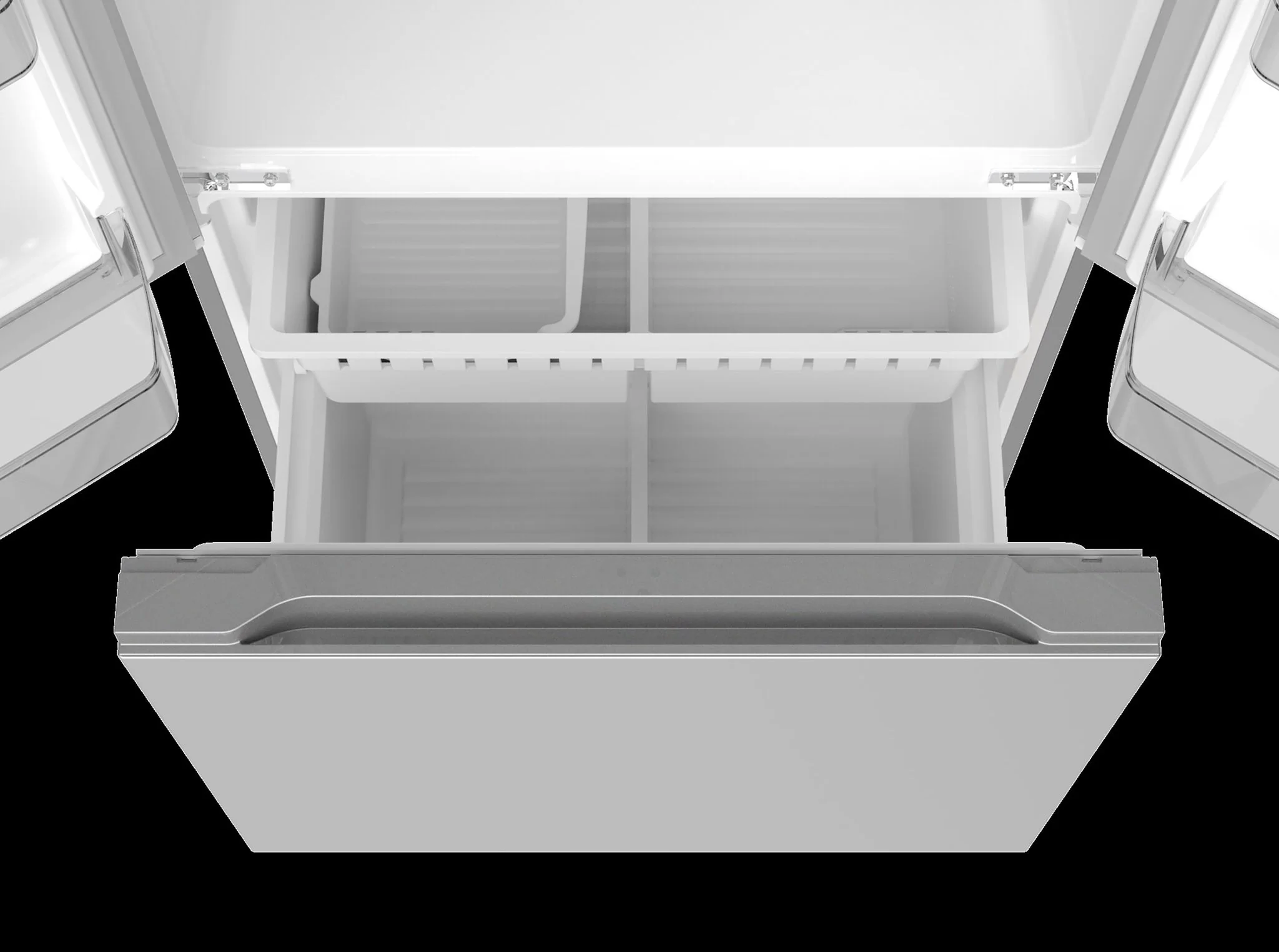 Marathon 30" 18 Cu. Ft. Stainless Steel French Door Refrigerator - MFF180SSFD-1 - Image 3