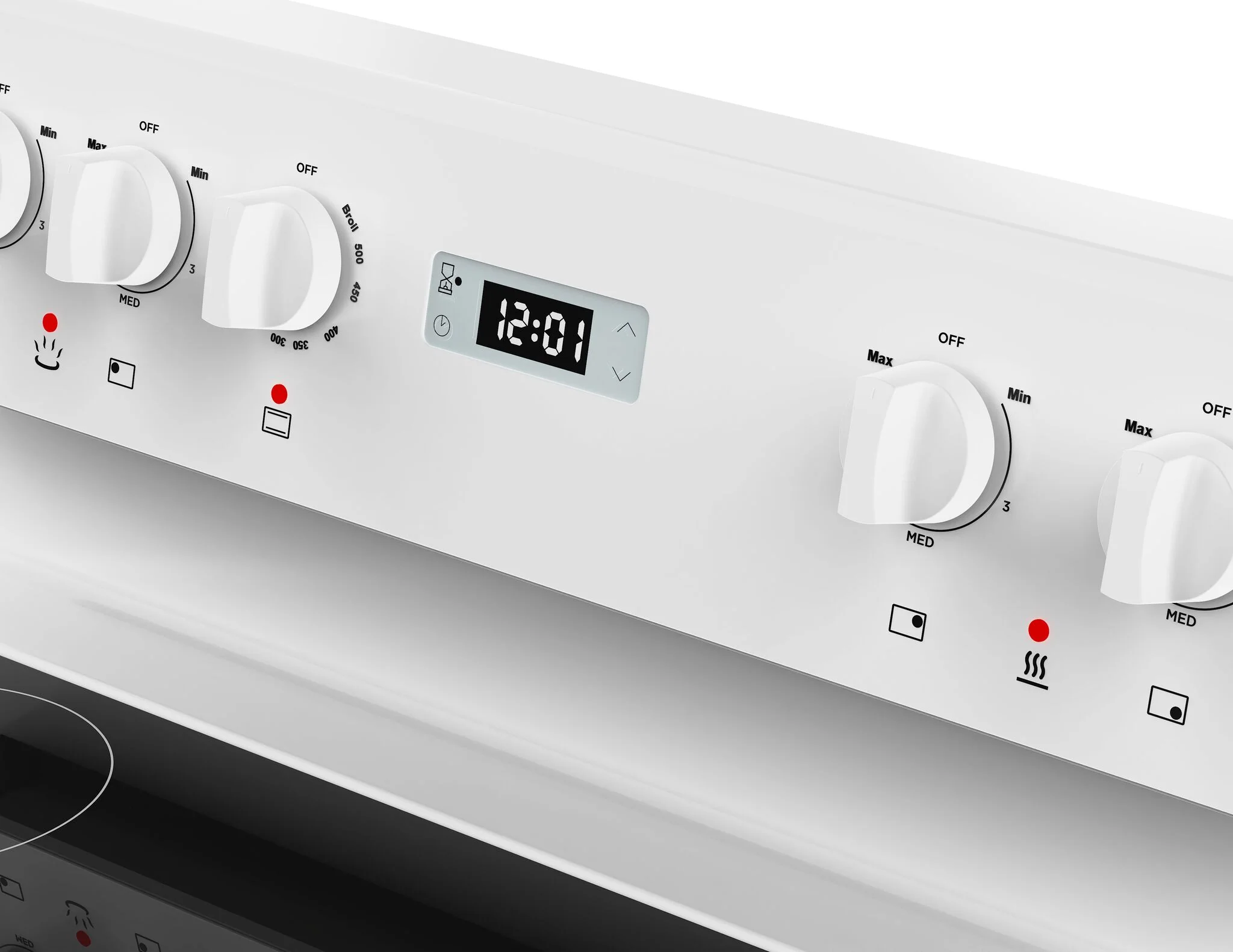 Marathon 30" White Smooth Top Electric Range - MER3070W - Image 6