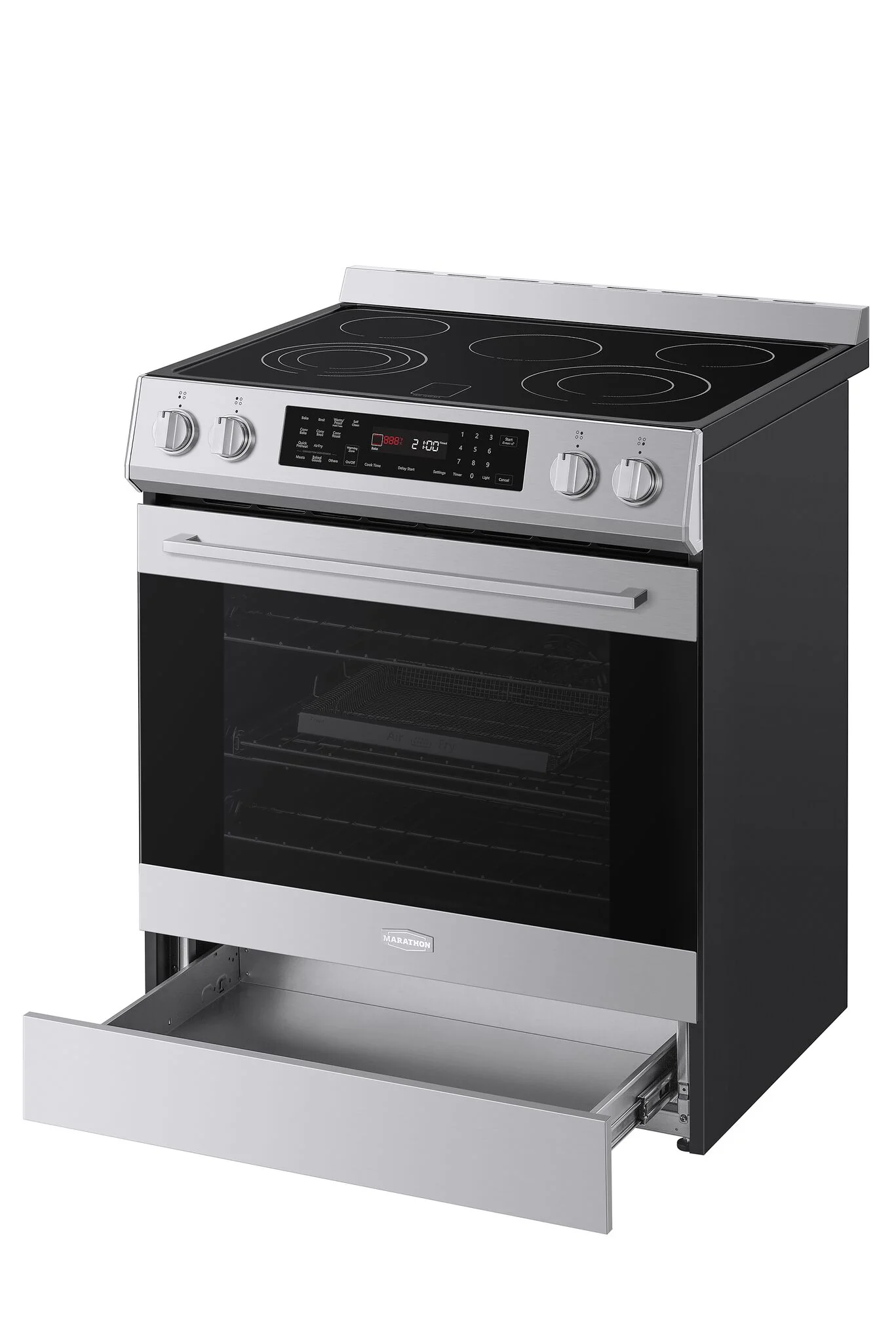 Marathon Stainless Steel Smooth Top Electric Range (5.0 Cu.Ft.) - MSCER3080SS - Image 4