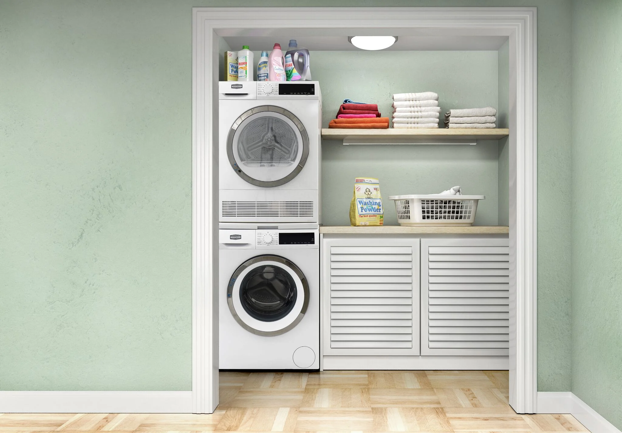 Marathon White Compact Front Load Washer (2.2 Cu.ft.) - MWM2214W - Image 3