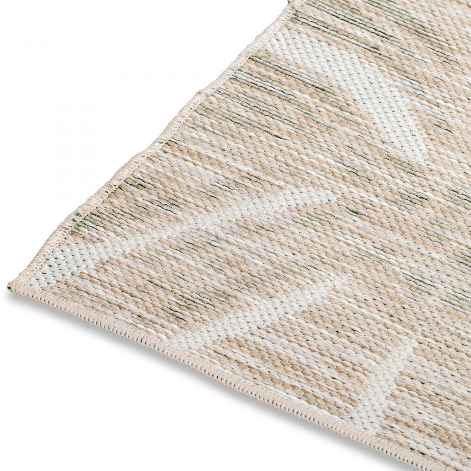 Marbella Floral Outdoor Rug - 5' x 7' - Green - Image 3