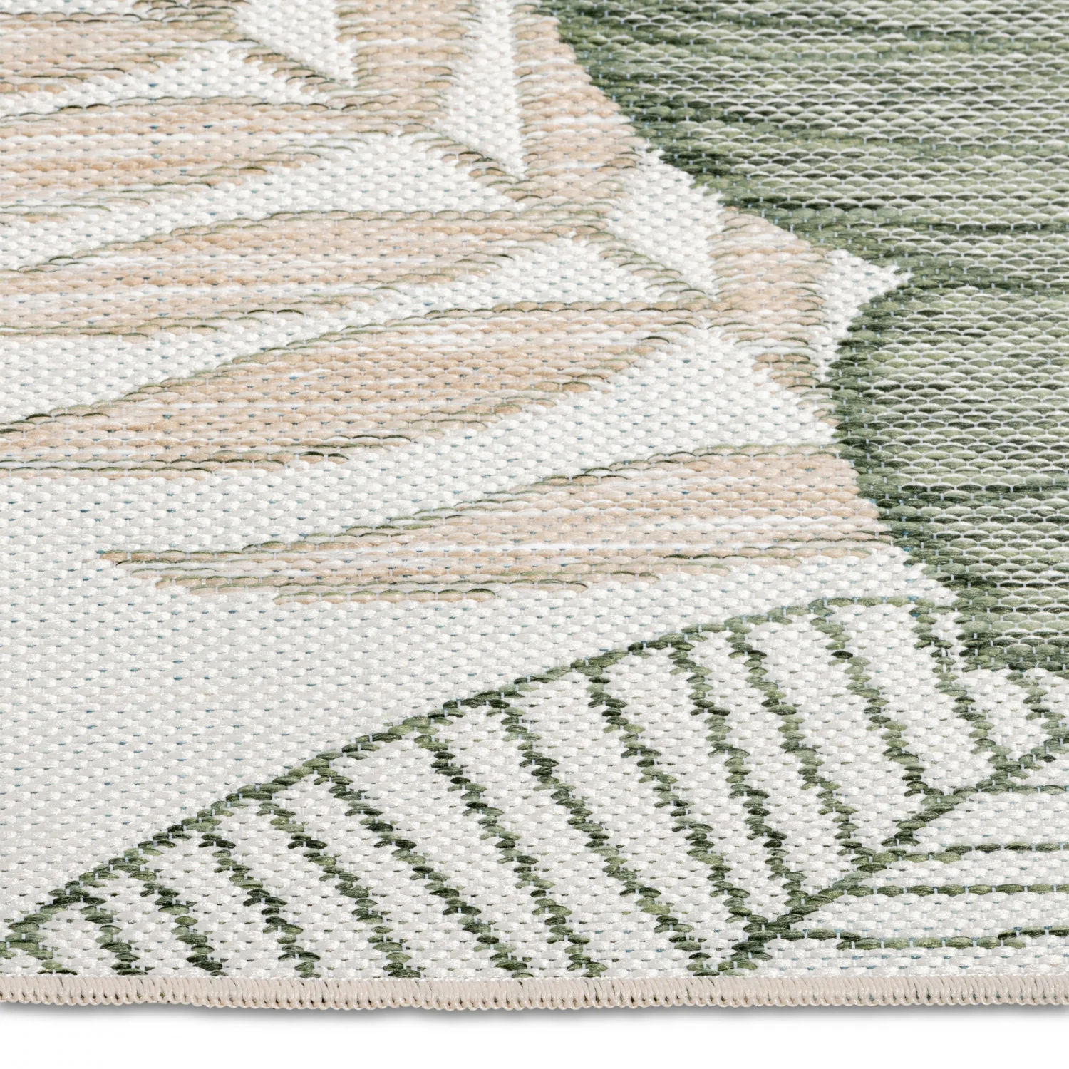 Marbella Floral Outdoor Rug - 8' x 10' - Green - Image 2