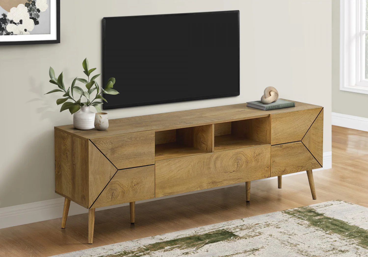 Marley 71" TV Stand - Walnut - Image 2