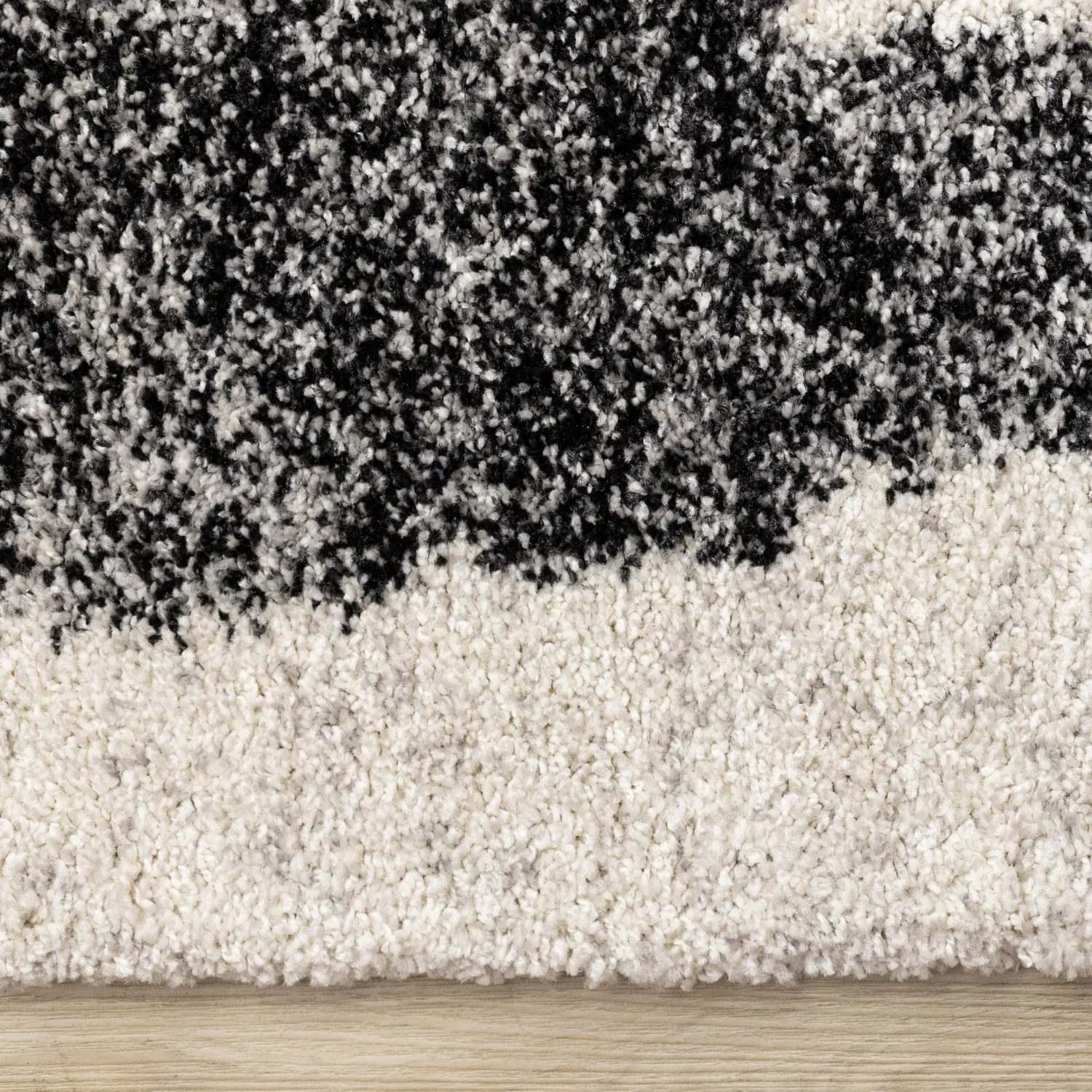 Marquee Modern Abstract Area Rug - 5' X 8' - Cream/Black - Image 10