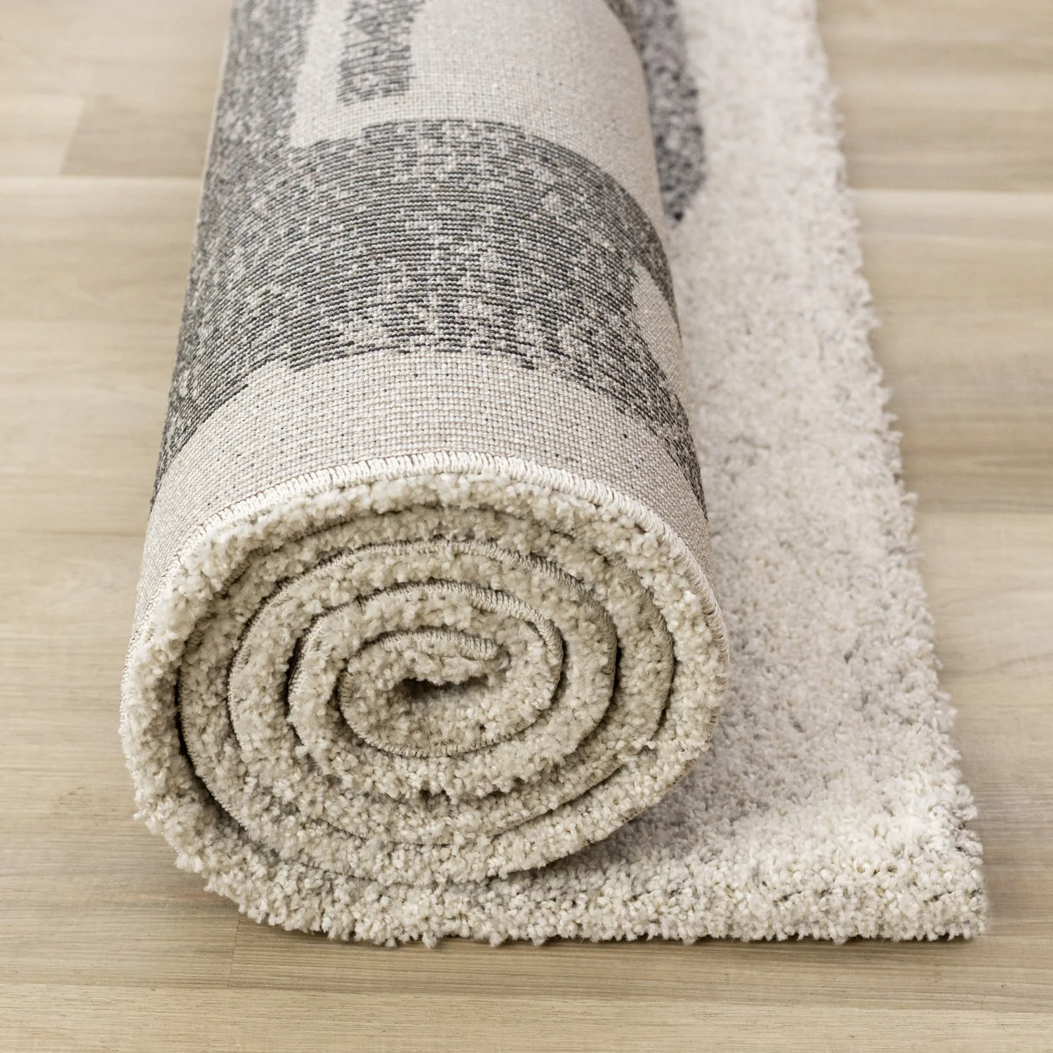 Marquee Modern Abstract Area Rug - 5' X 8' - Cream/Black - Image 13
