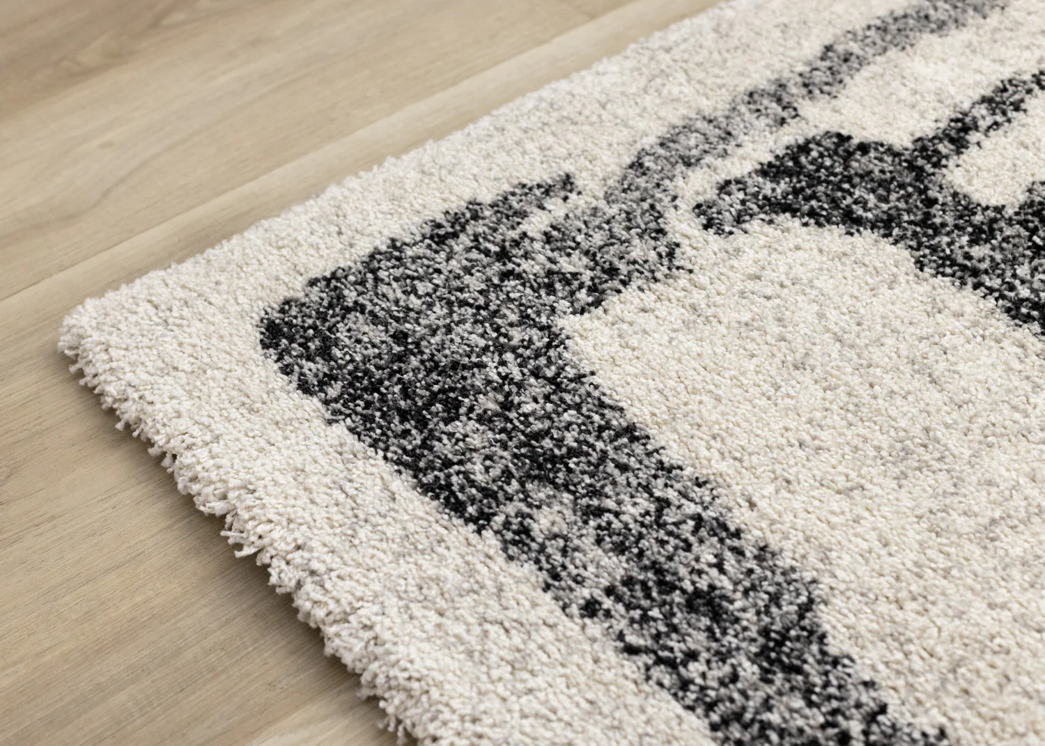 Marquee Modern Abstract Area Rug - 8' X 11' - Cream/Black - Image 12