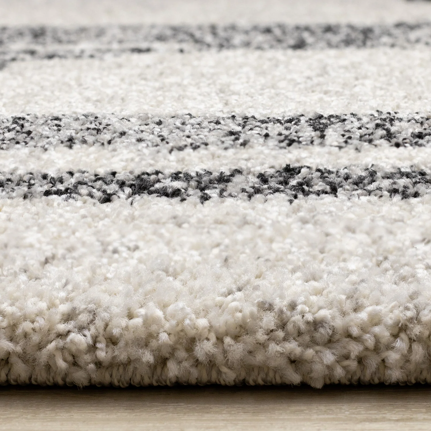 Marquee Modern Abstract Area Rug - 8' X 11' - Cream/Black - Image 5
