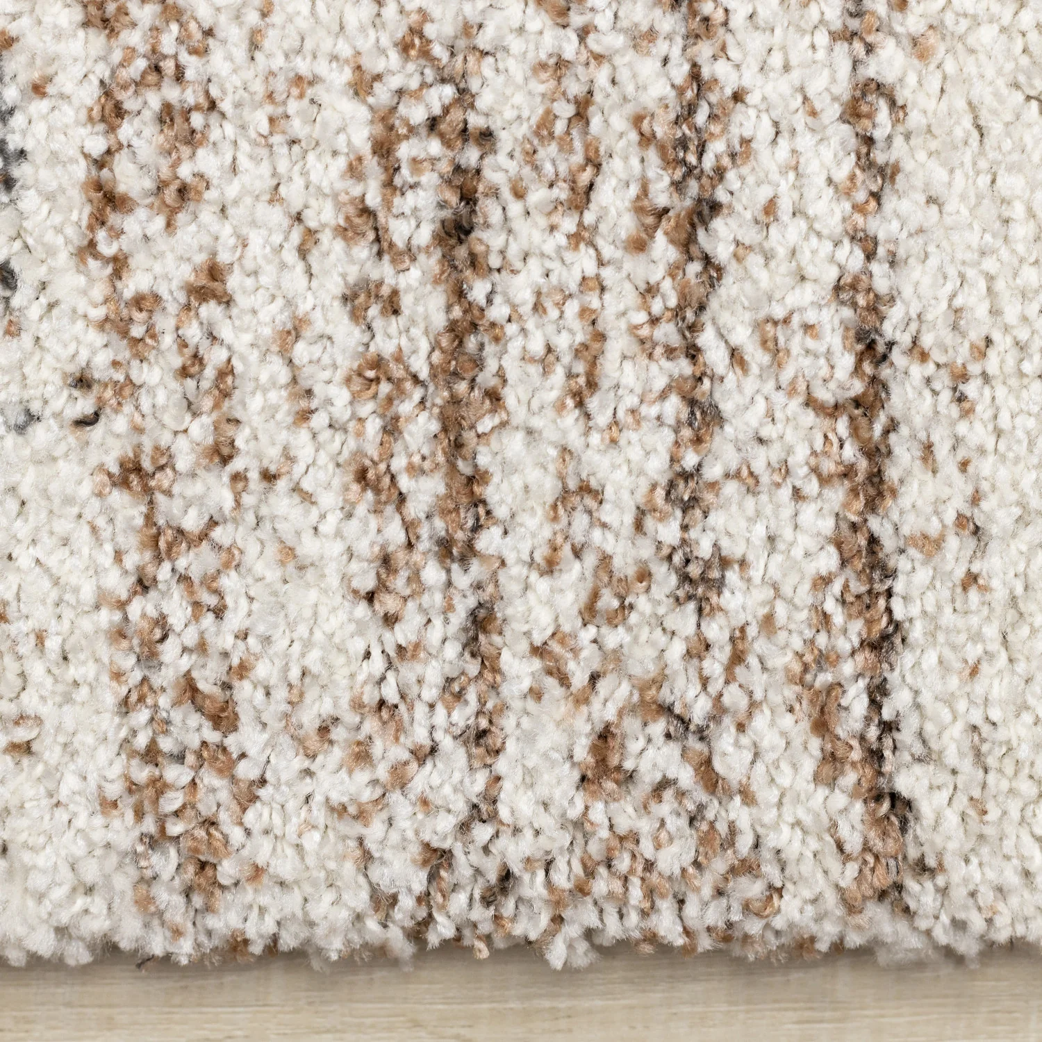 Marquee Soft Contemporary Area Rug - 5' X 8' - Cream/Rust - Image 10