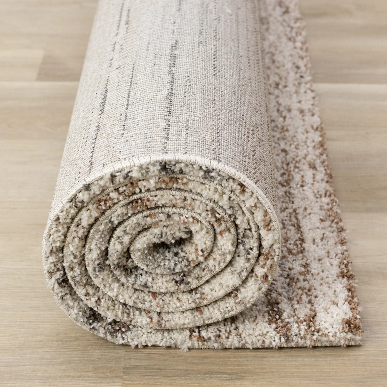 Marquee Soft Contemporary Area Rug - 5' X 8' - Cream/Rust - Image 13