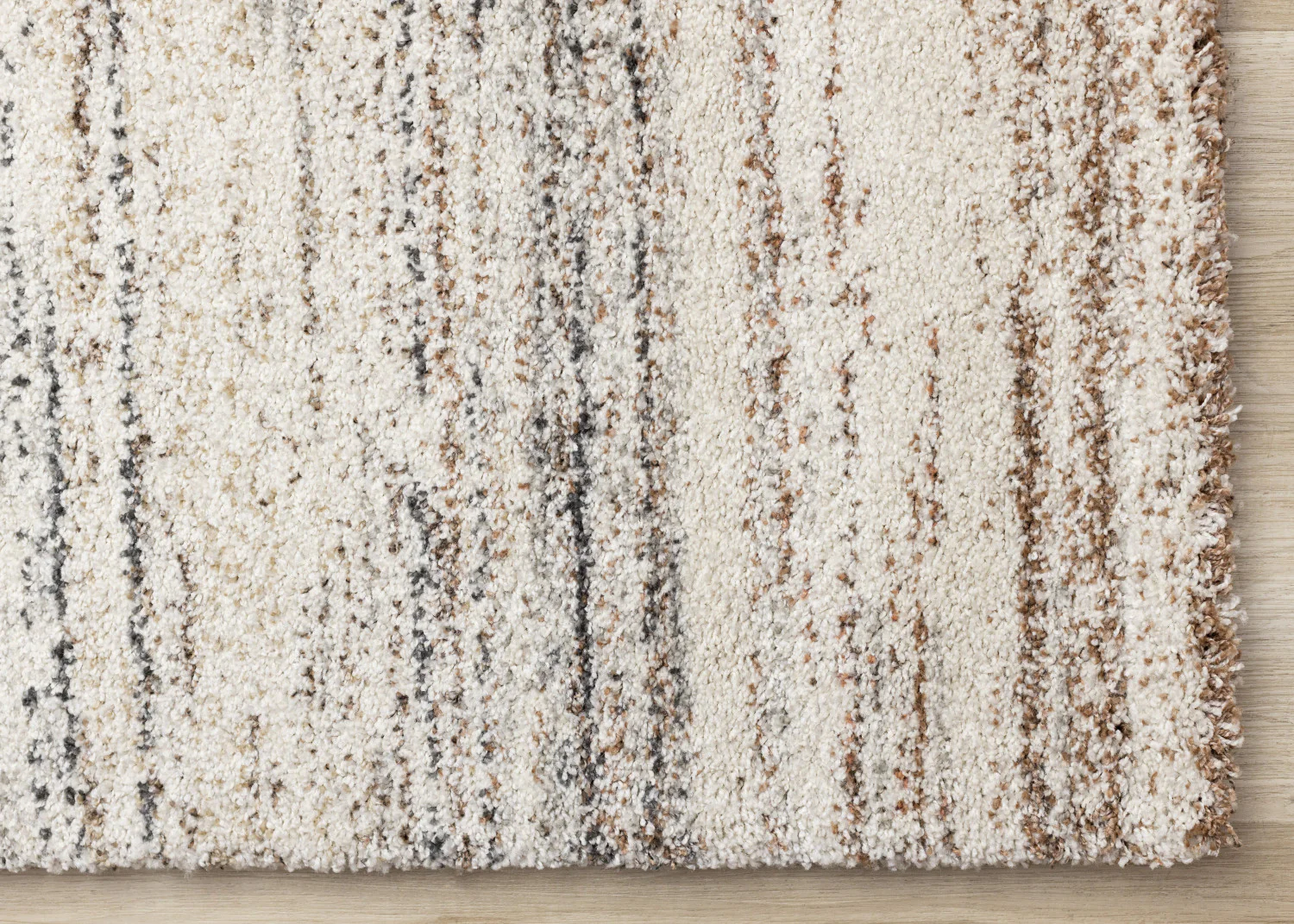 Marquee Soft Contemporary Area Rug - 5' X 8' - Cream/Rust - Image 6