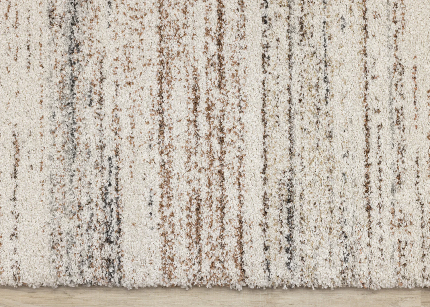 Marquee Soft Contemporary Area Rug - 5' X 8' - Cream/Rust - Image 9