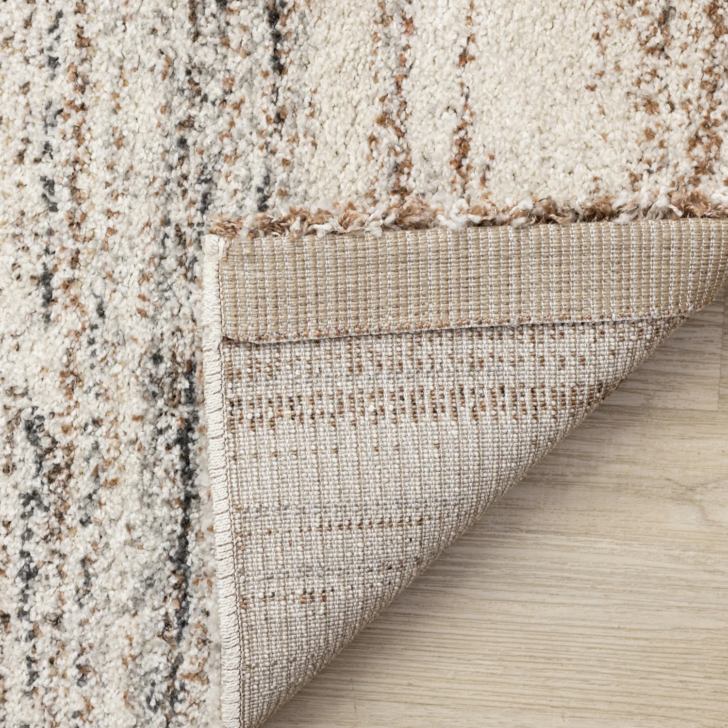 Marquee Soft Contemporary Area Rug - 8' X 11' - Cream/Rust - Image 11