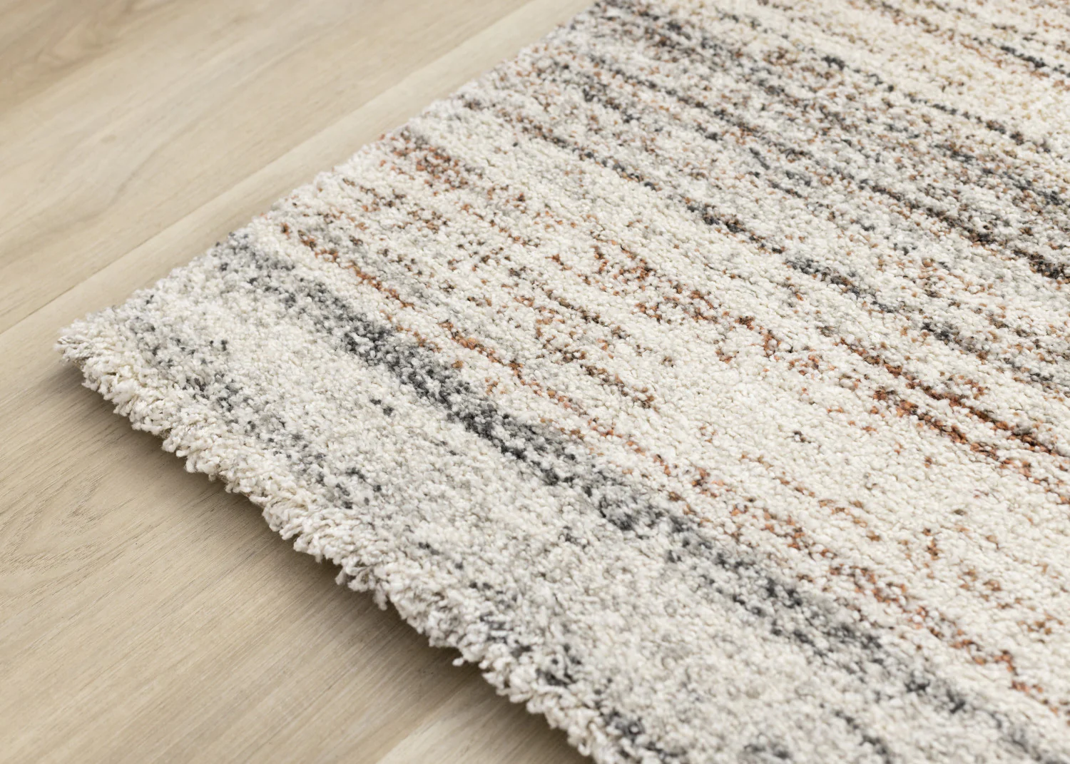 Marquee Soft Contemporary Area Rug - 8' X 11' - Cream/Rust - Image 12
