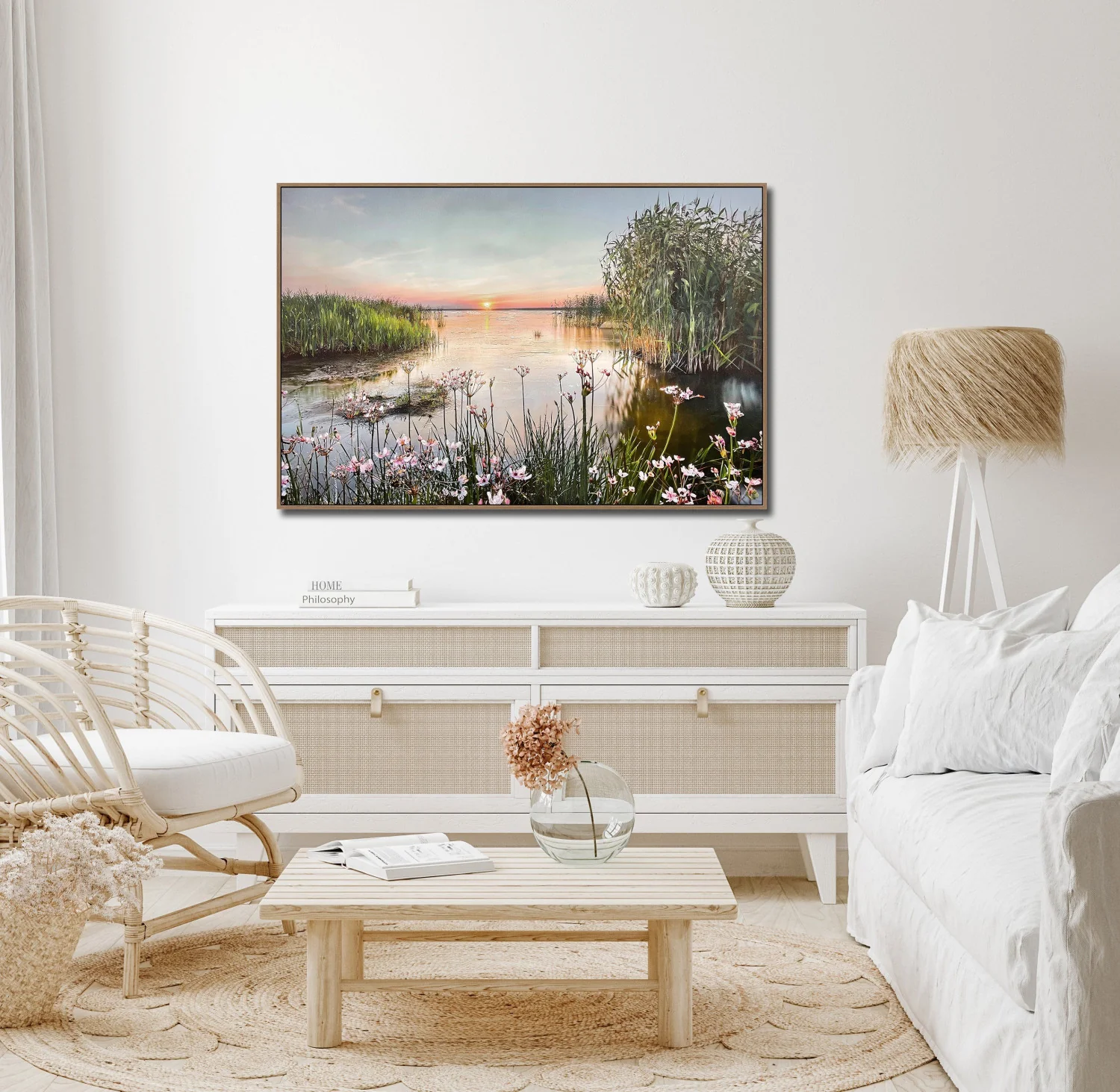 Marshlight Serenade Wall Art - Multi-Colour - 30 X 45 - Image 2