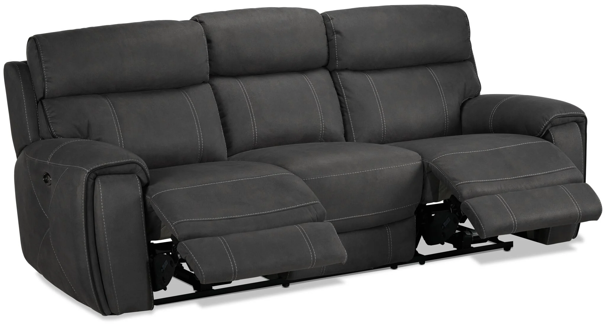 Martin II Power Reclining Sofa - Dark grey - Image 2