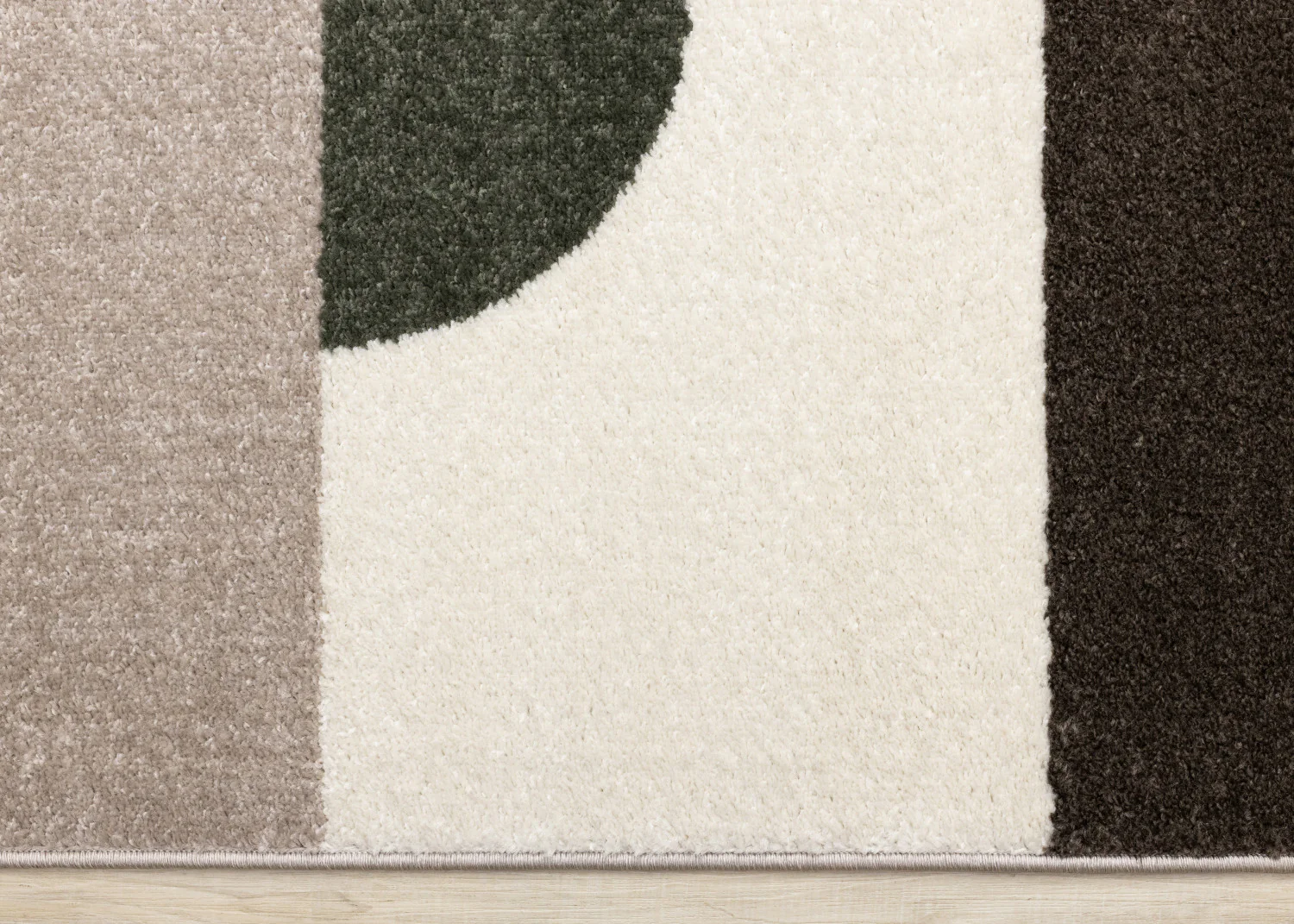 Maui Contemporary Geometric Area Rug - 8' X 11' - Cream/Green - Image 9