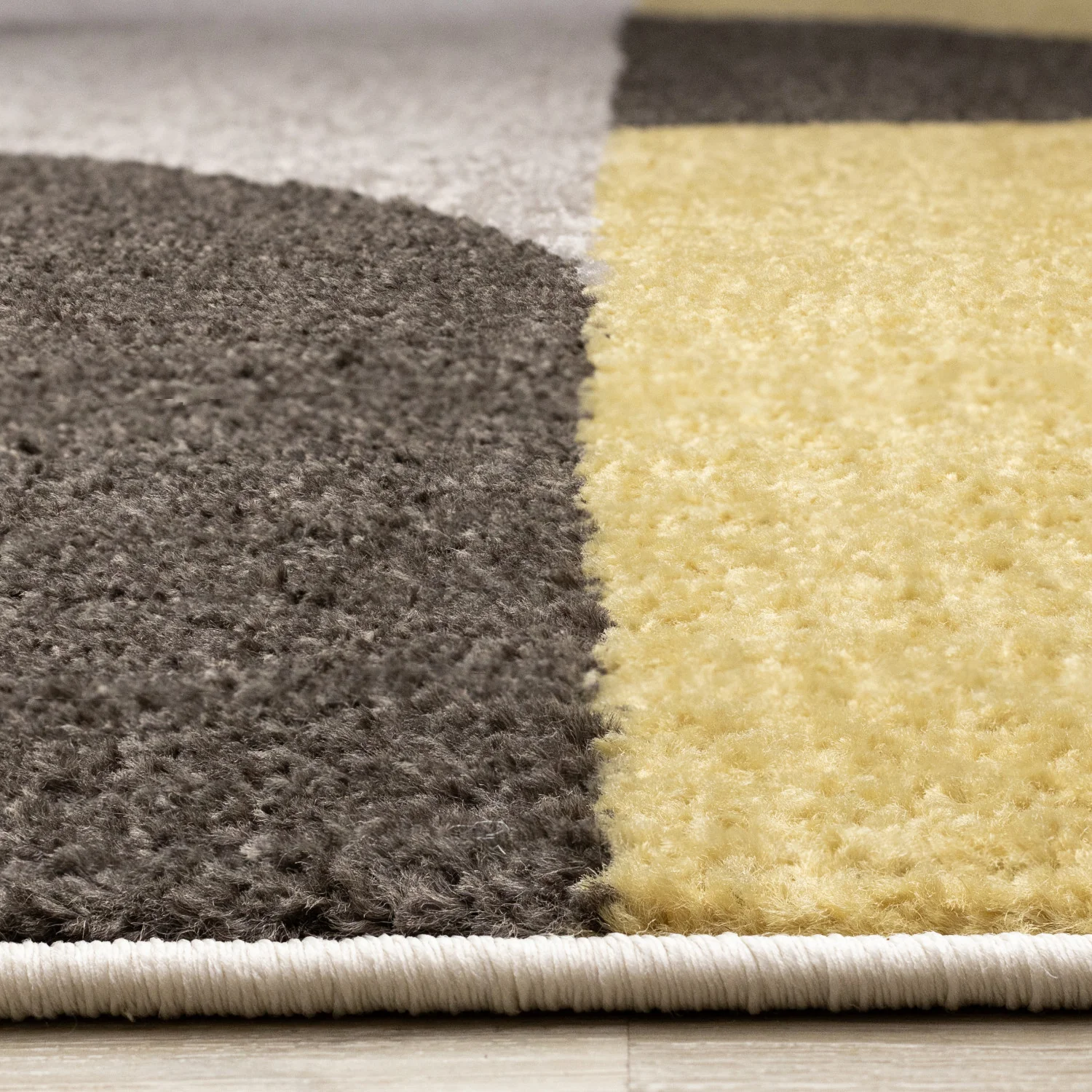 Maui Contemporary Geometric Area Rug - 5' X 8' - Cream/Yellow - Image 5