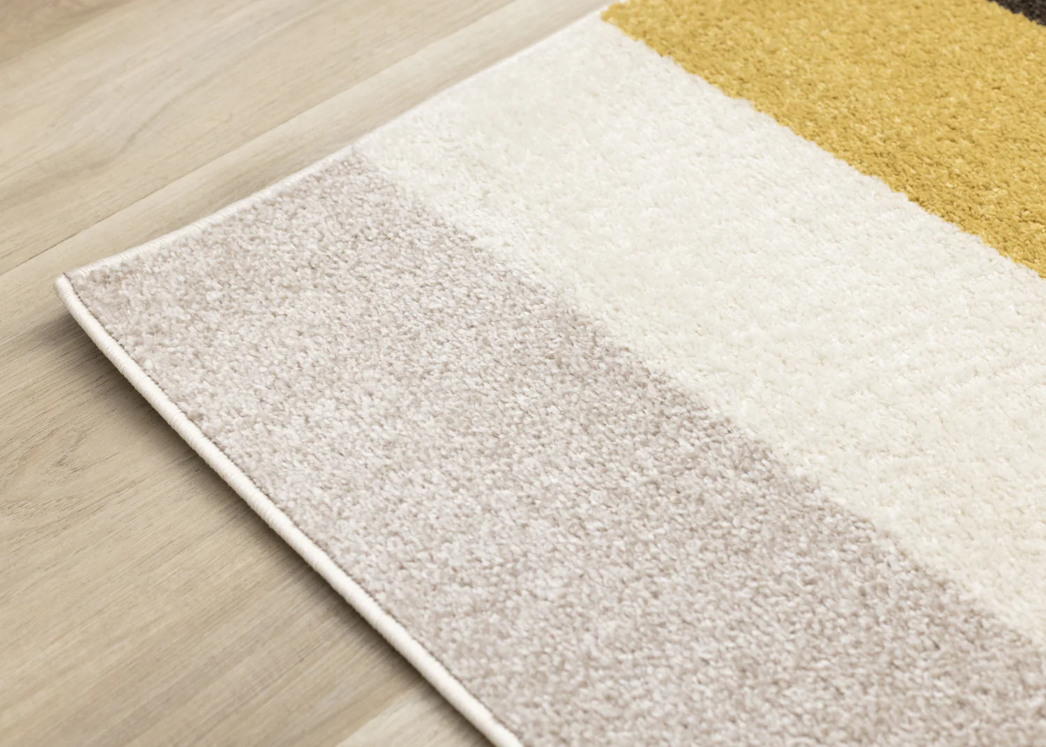 Maui Contemporary Geometric Area Rug - 8' X 11' - Cream/Yellow - Image 12