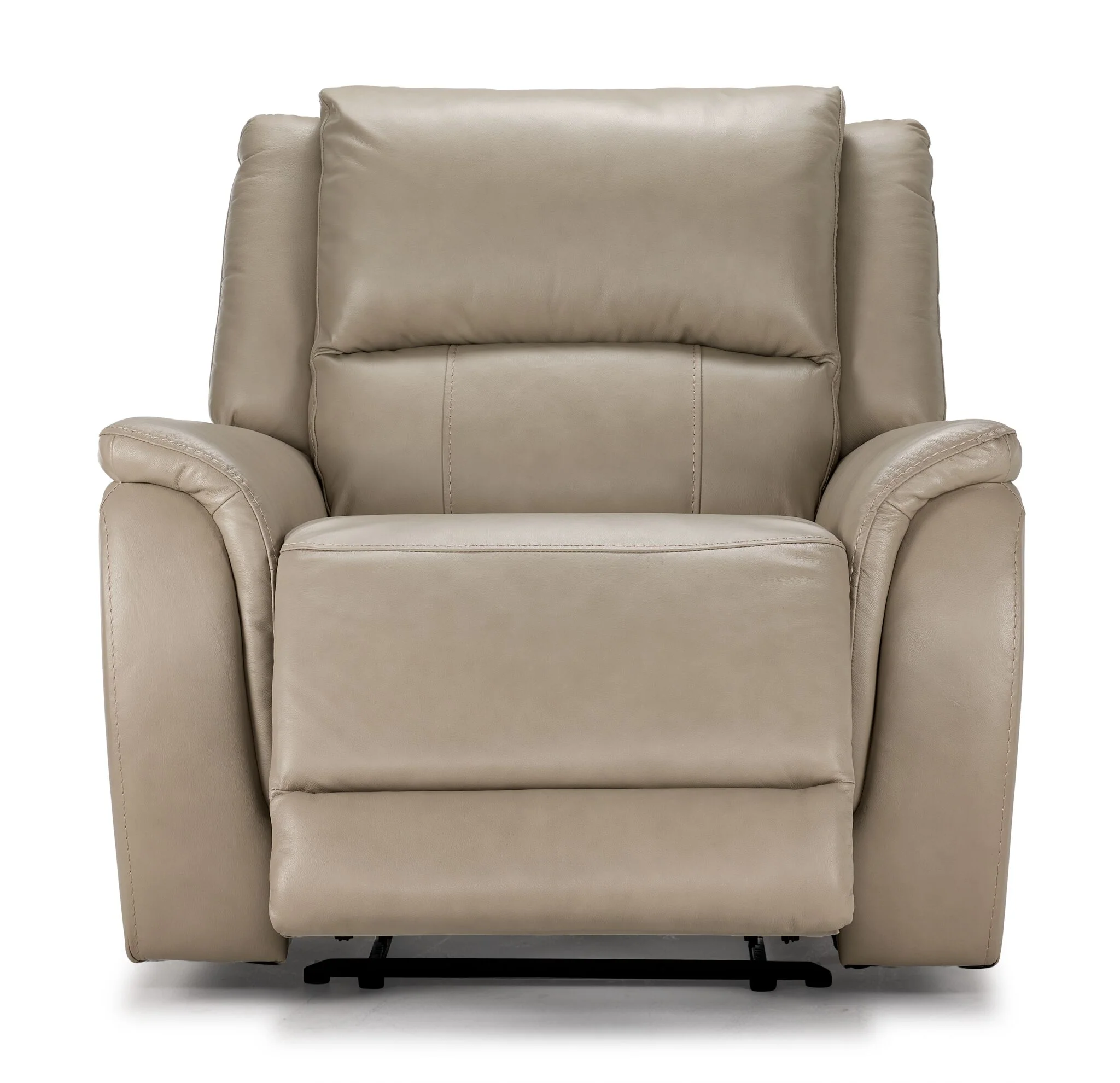 Maxton Leather Power Recliner - Taupe - Image 4