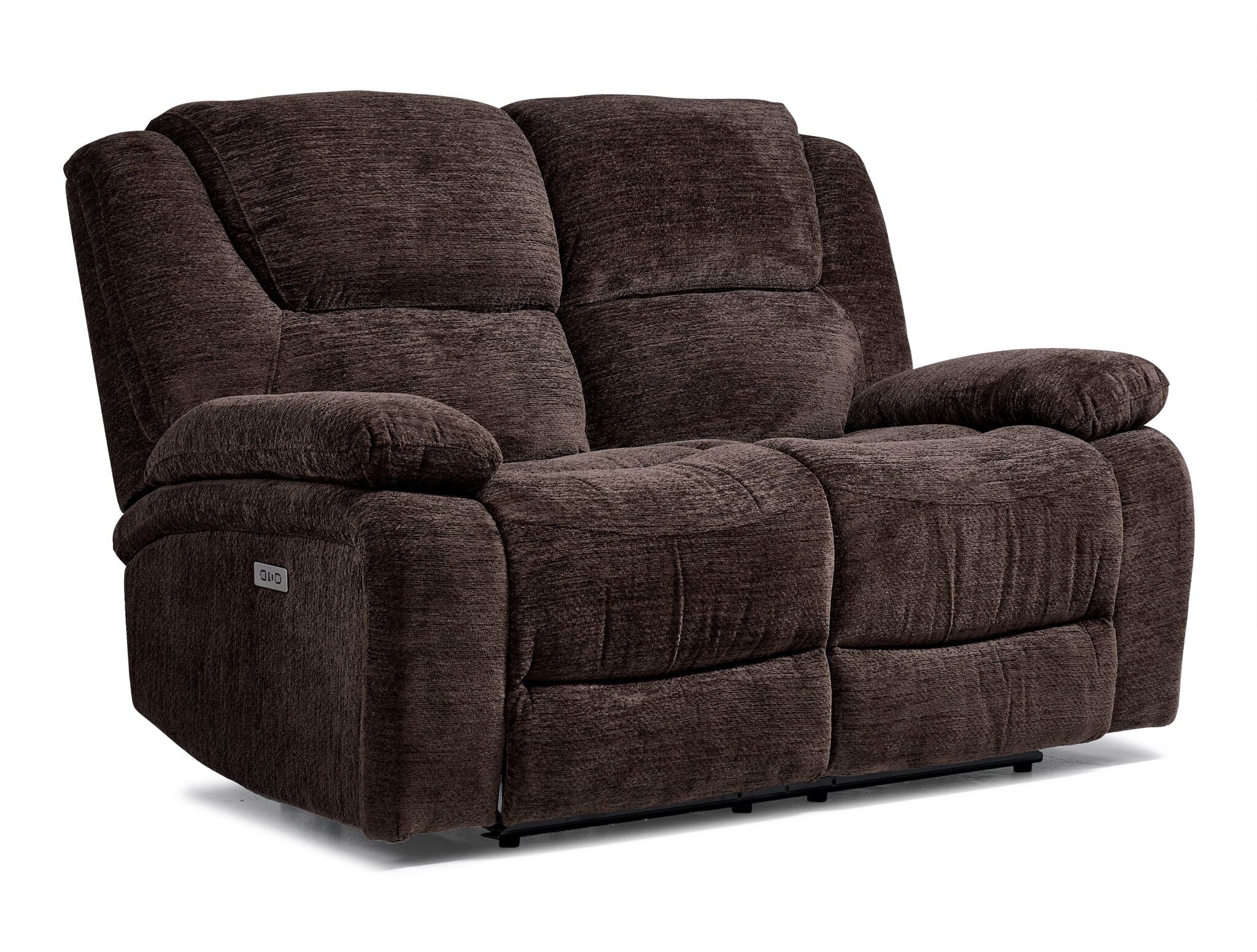 Maxwell Power Reclining Sofa and Loveseat Set - Brown - Image 3