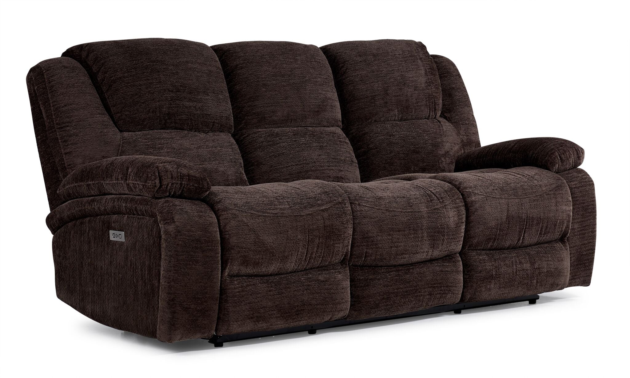 Maxwell Power Reclining Sofa, Loveseat and Chair Set - Brown - Image 2