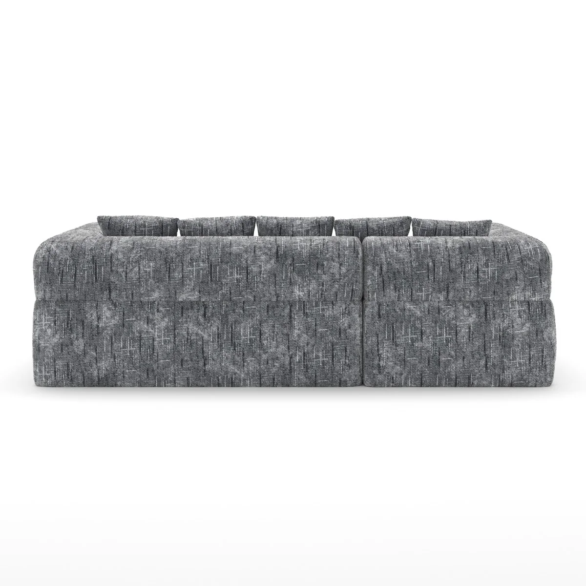 Maya All Foam Sectional - Grey - Image 6